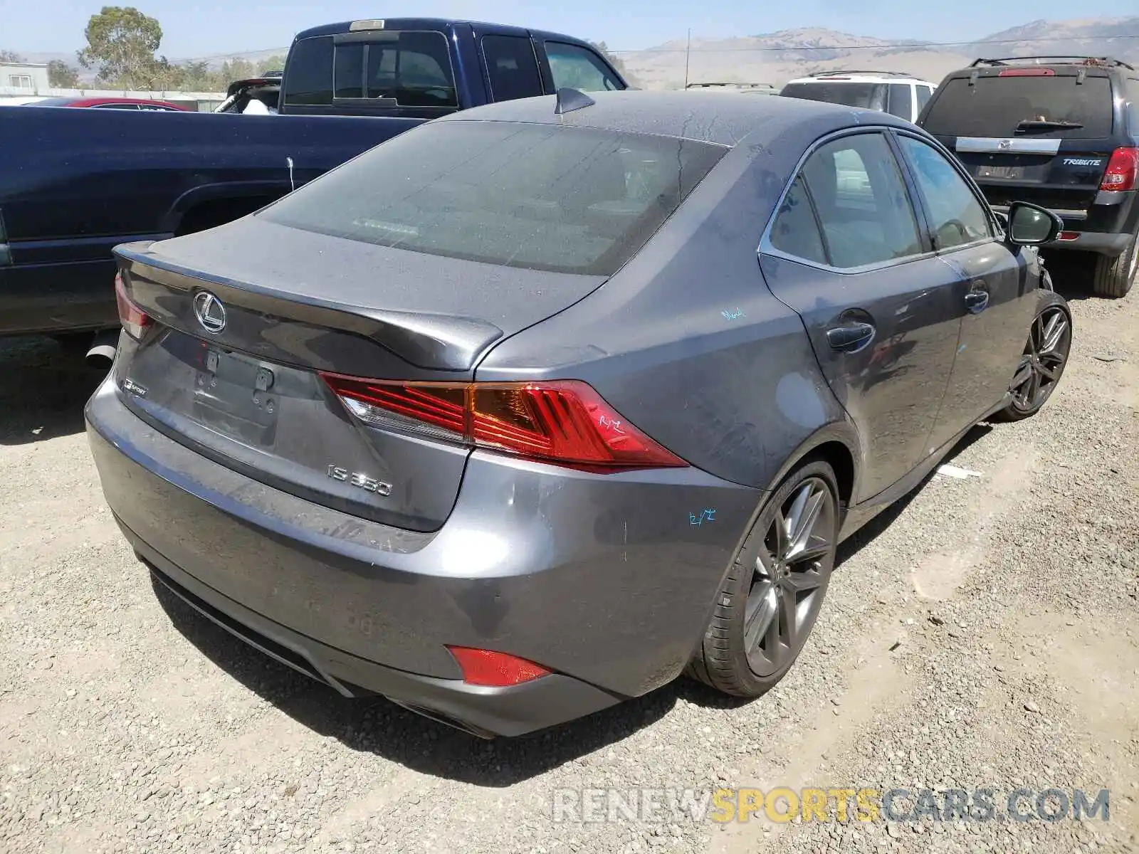 4 Photograph of a damaged car JTHBZ1D28K5034207 LEXUS IS 2019