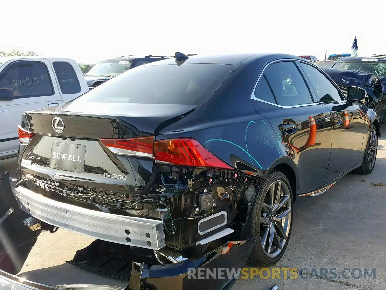 4 Photograph of a damaged car JTHBZ1D28K5034367 LEXUS IS 2019