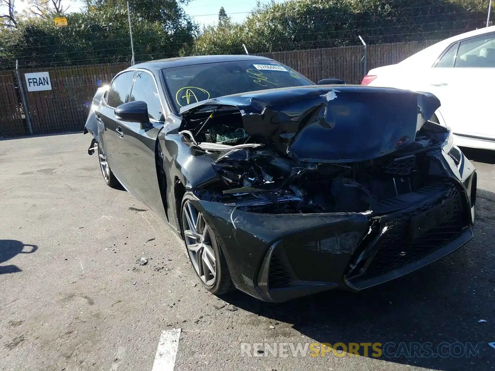 1 Photograph of a damaged car JTHBZ1D29K5034670 LEXUS IS 2019