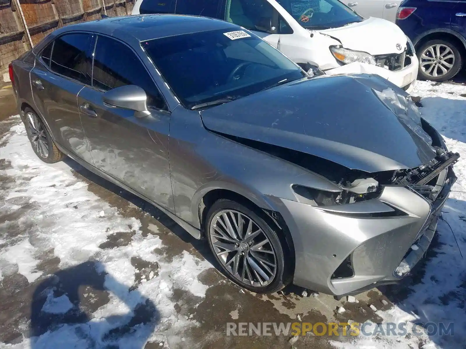 1 Photograph of a damaged car JTHC81D20K5034421 LEXUS IS 2019