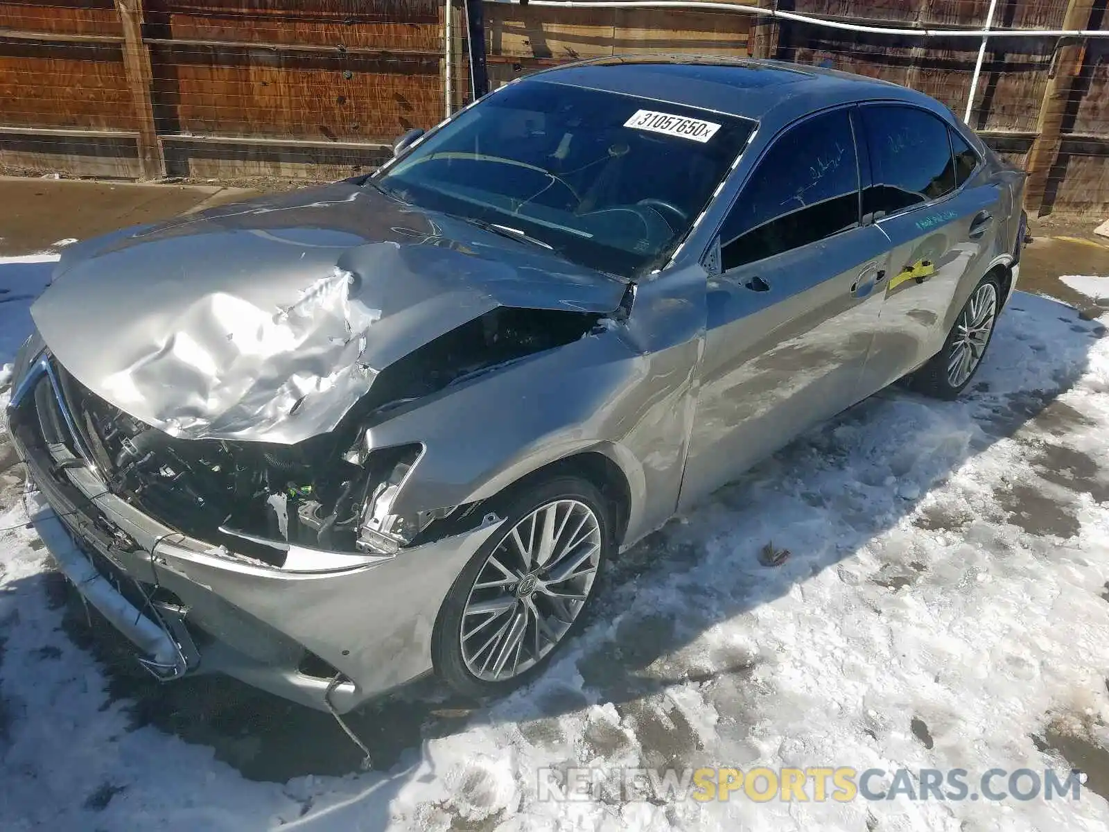 2 Photograph of a damaged car JTHC81D20K5034421 LEXUS IS 2019