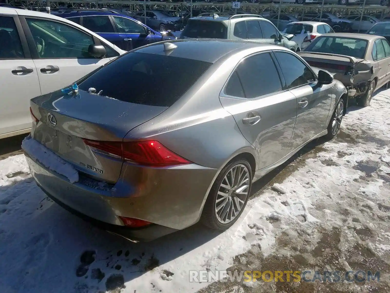 4 Photograph of a damaged car JTHC81D20K5034421 LEXUS IS 2019