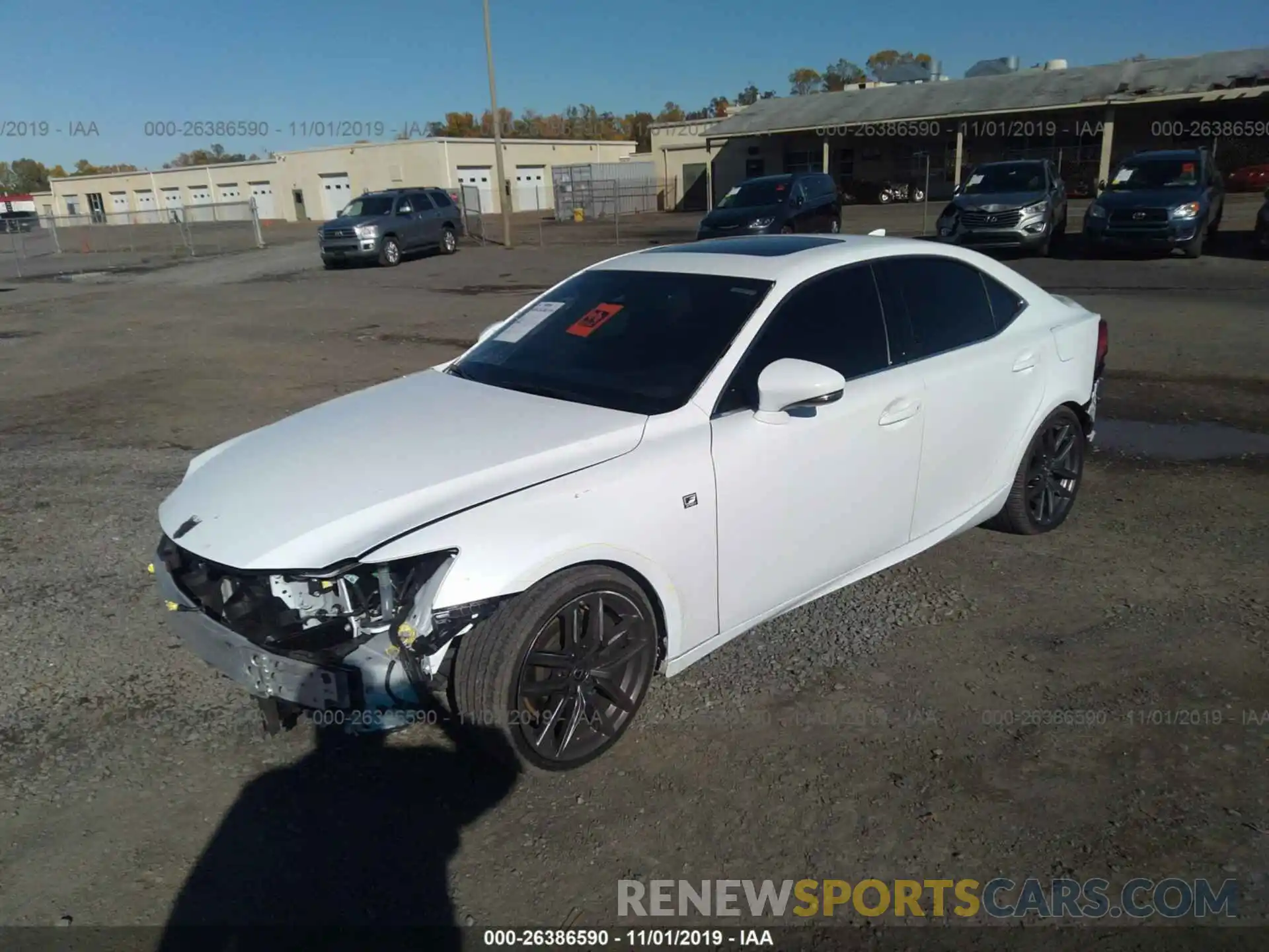 2 Photograph of a damaged car JTHC81D20K5035049 LEXUS IS 2019