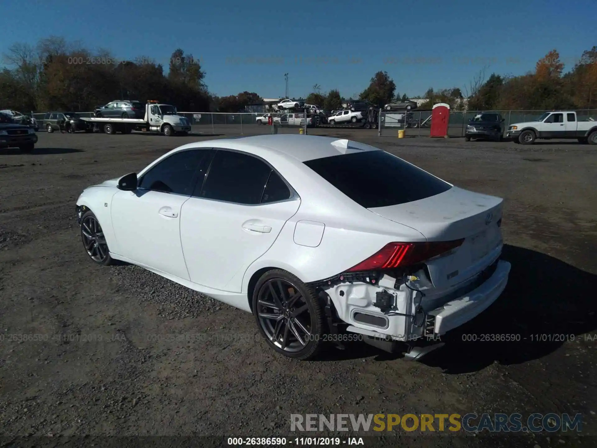 3 Photograph of a damaged car JTHC81D20K5035049 LEXUS IS 2019