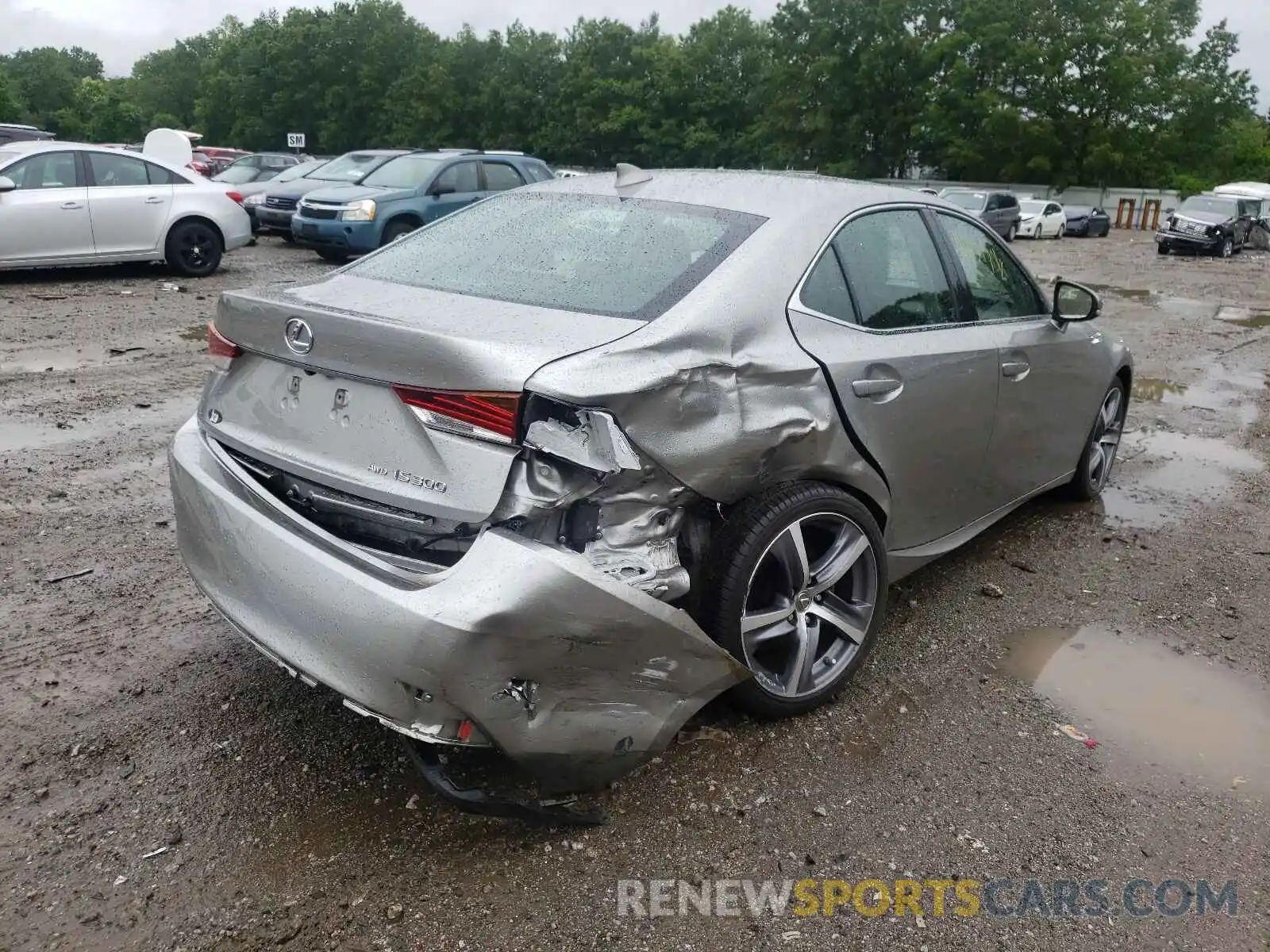 4 Photograph of a damaged car JTHC81D20K5035343 LEXUS IS 2019