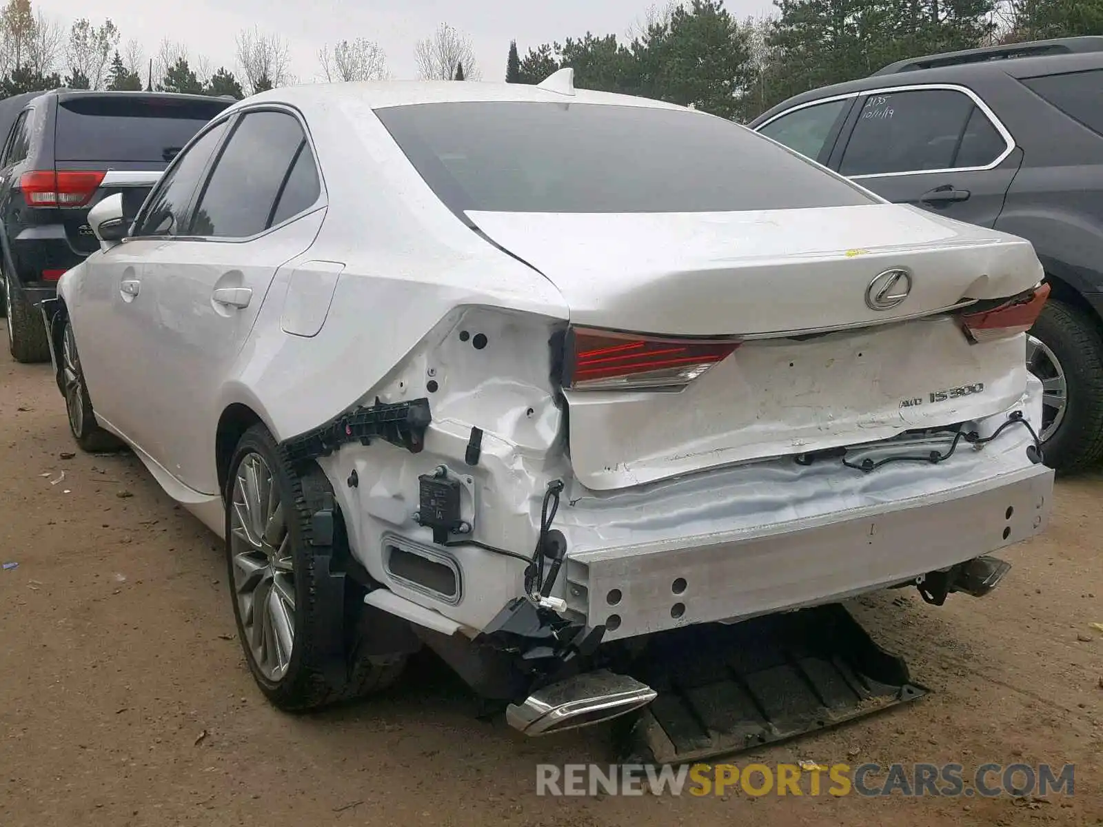 3 Photograph of a damaged car JTHC81D20K5036802 LEXUS IS 2019