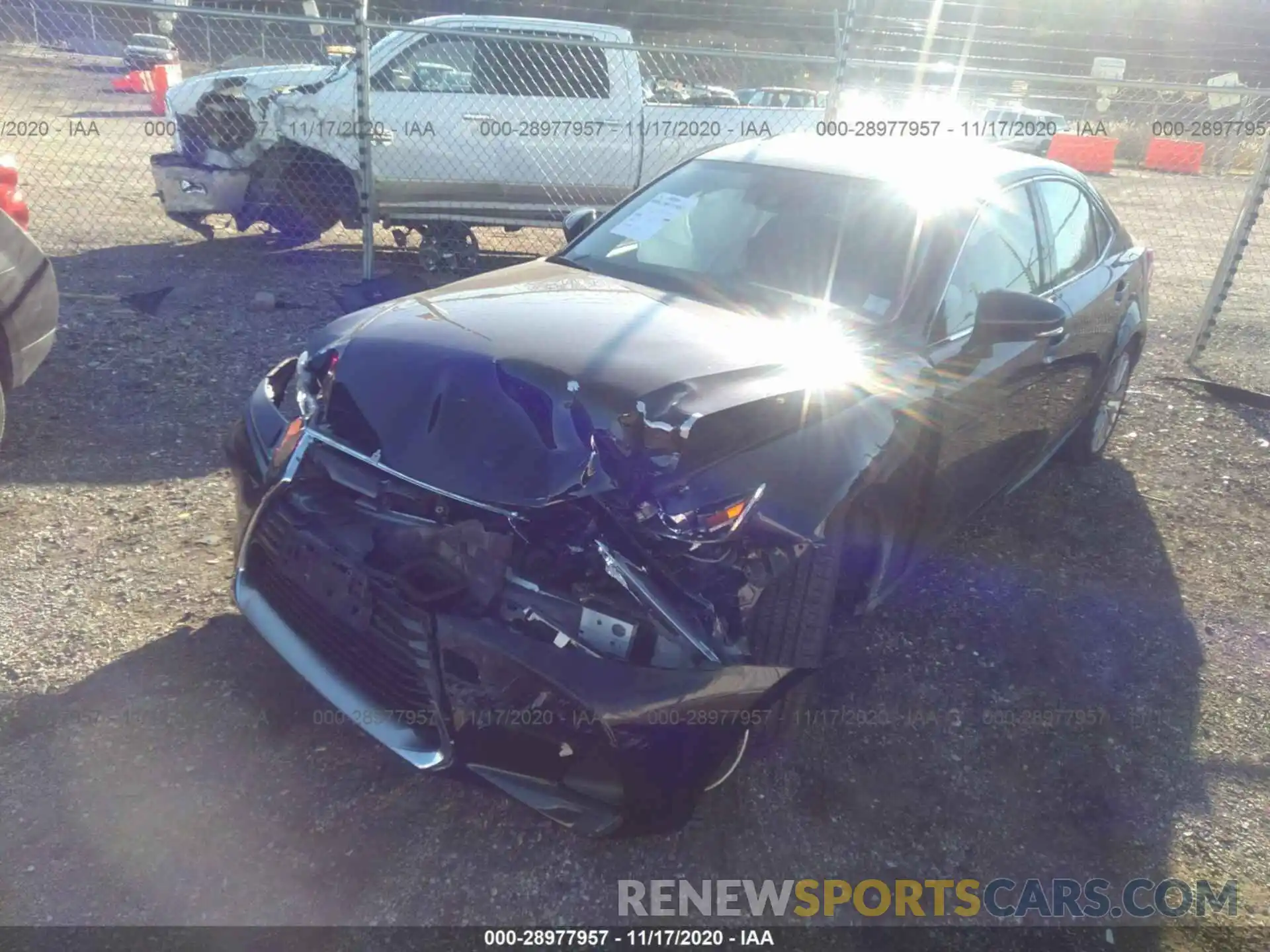 2 Photograph of a damaged car JTHC81D21K5033973 LEXUS IS 2019