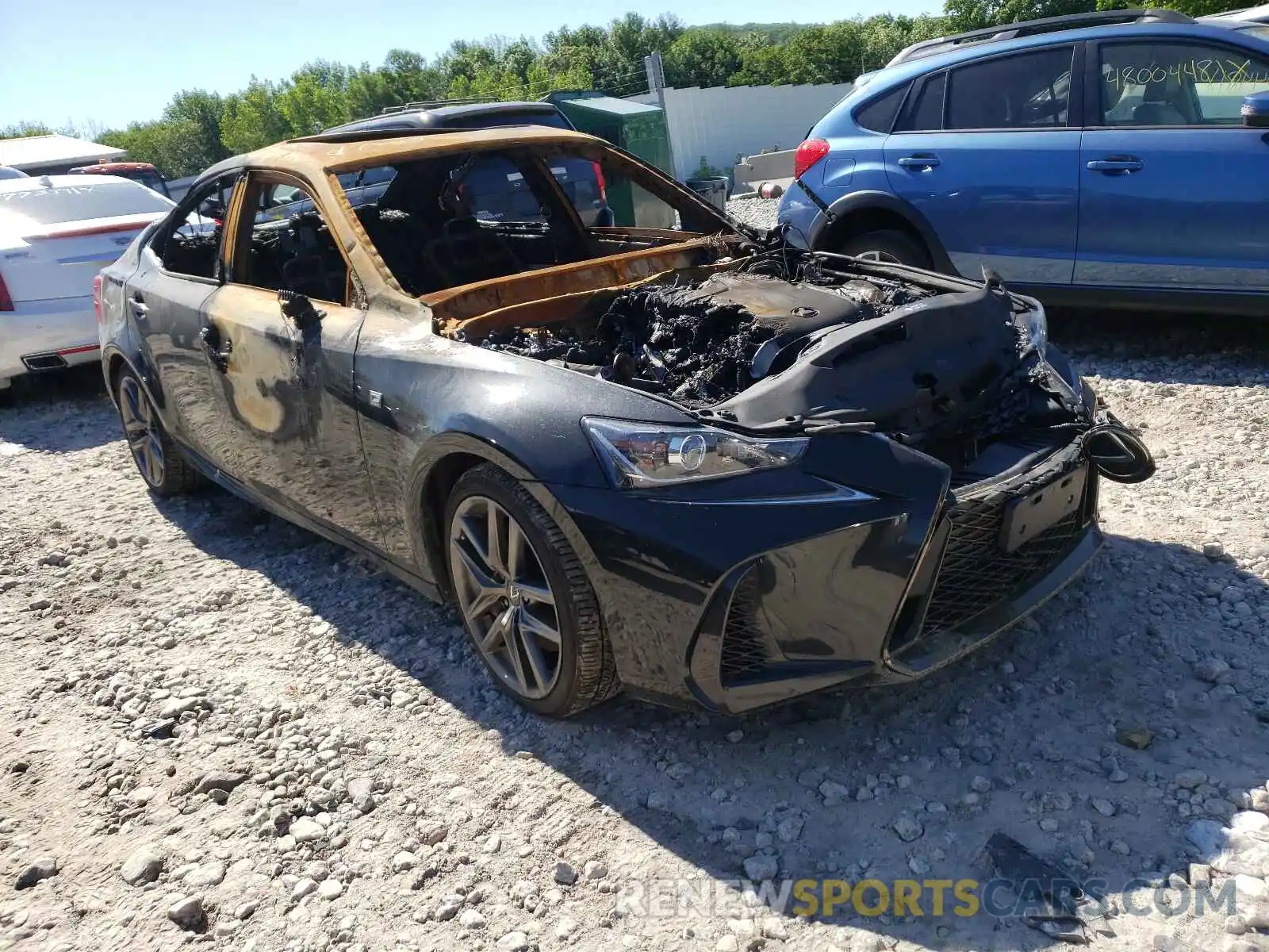 1 Photograph of a damaged car JTHC81D21K5035089 LEXUS IS 2019