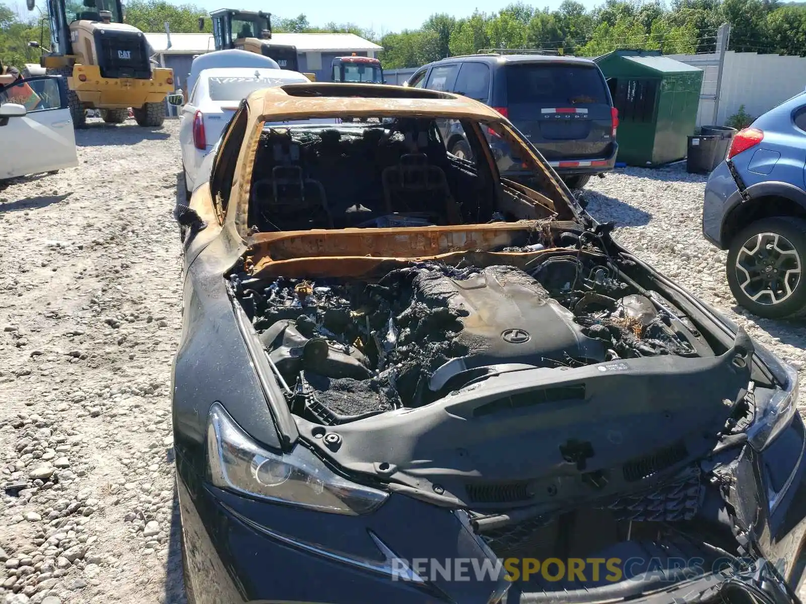 10 Photograph of a damaged car JTHC81D21K5035089 LEXUS IS 2019