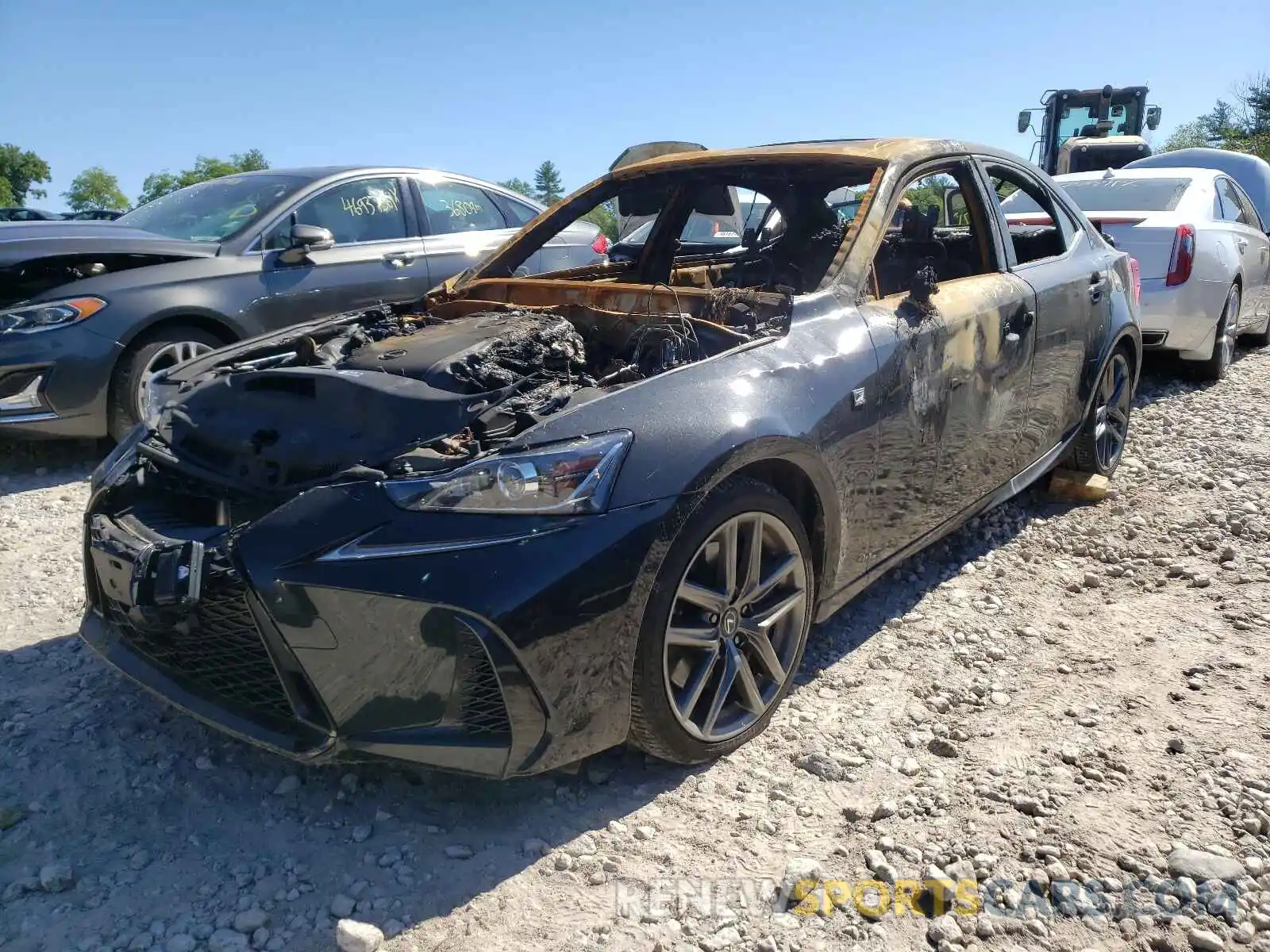 2 Photograph of a damaged car JTHC81D21K5035089 LEXUS IS 2019