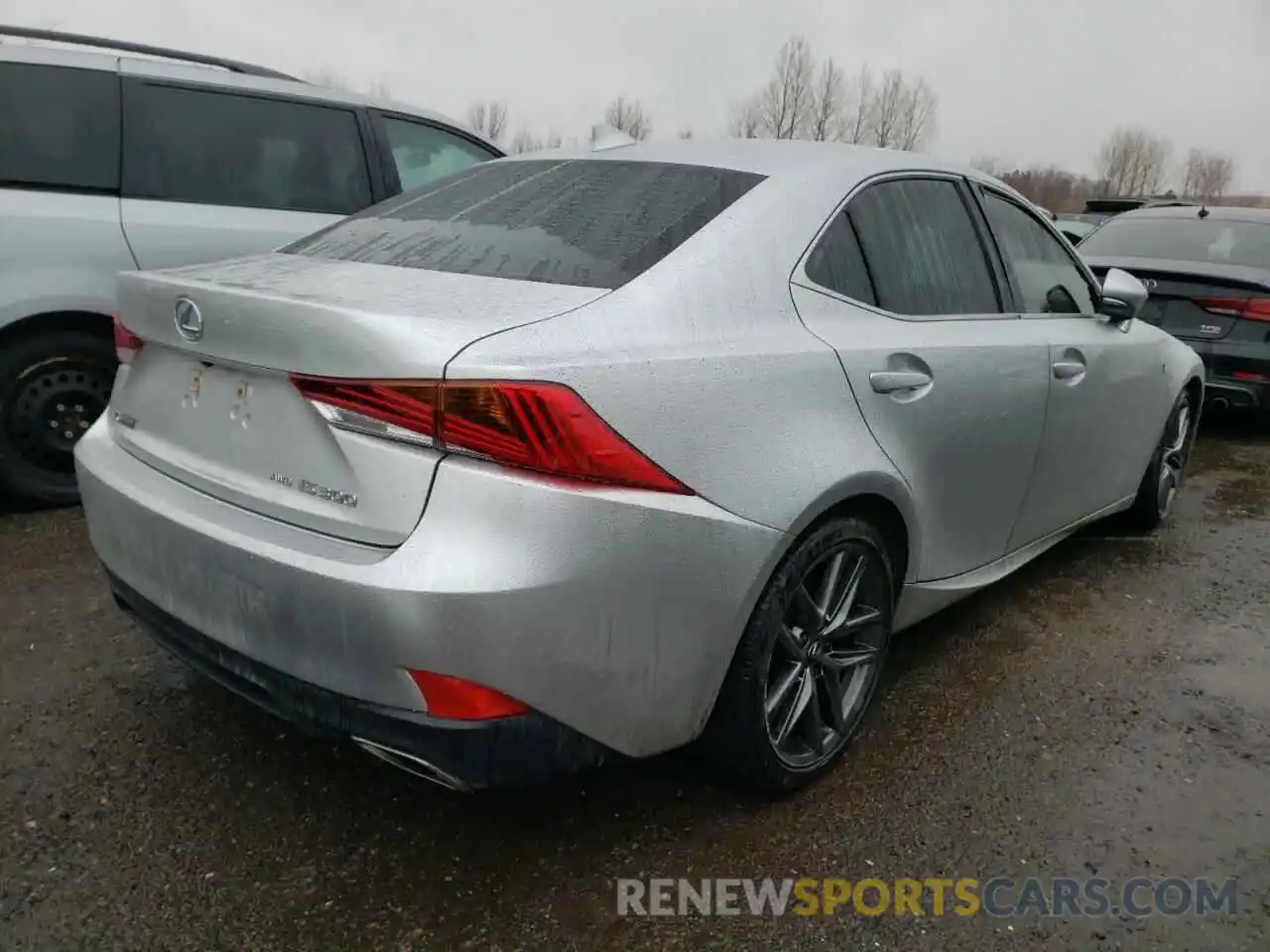 4 Фотография поврежденного автомобиля JTHC81D21K5036310 LEXUS IS 2019