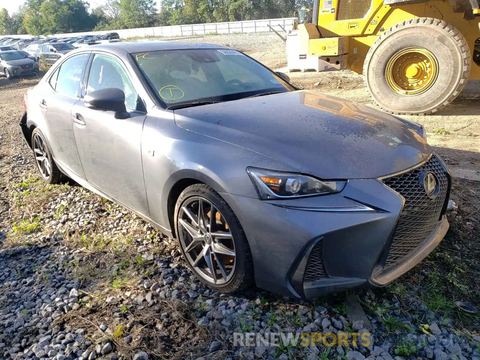 1 Photograph of a damaged car JTHC81D21K5036453 LEXUS IS 2019