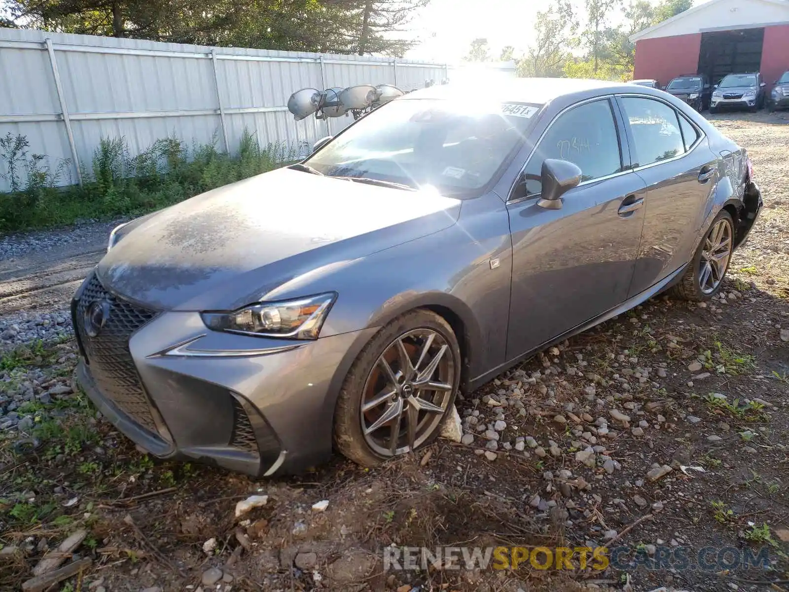 2 Фотография поврежденного автомобиля JTHC81D21K5036453 LEXUS IS 2019