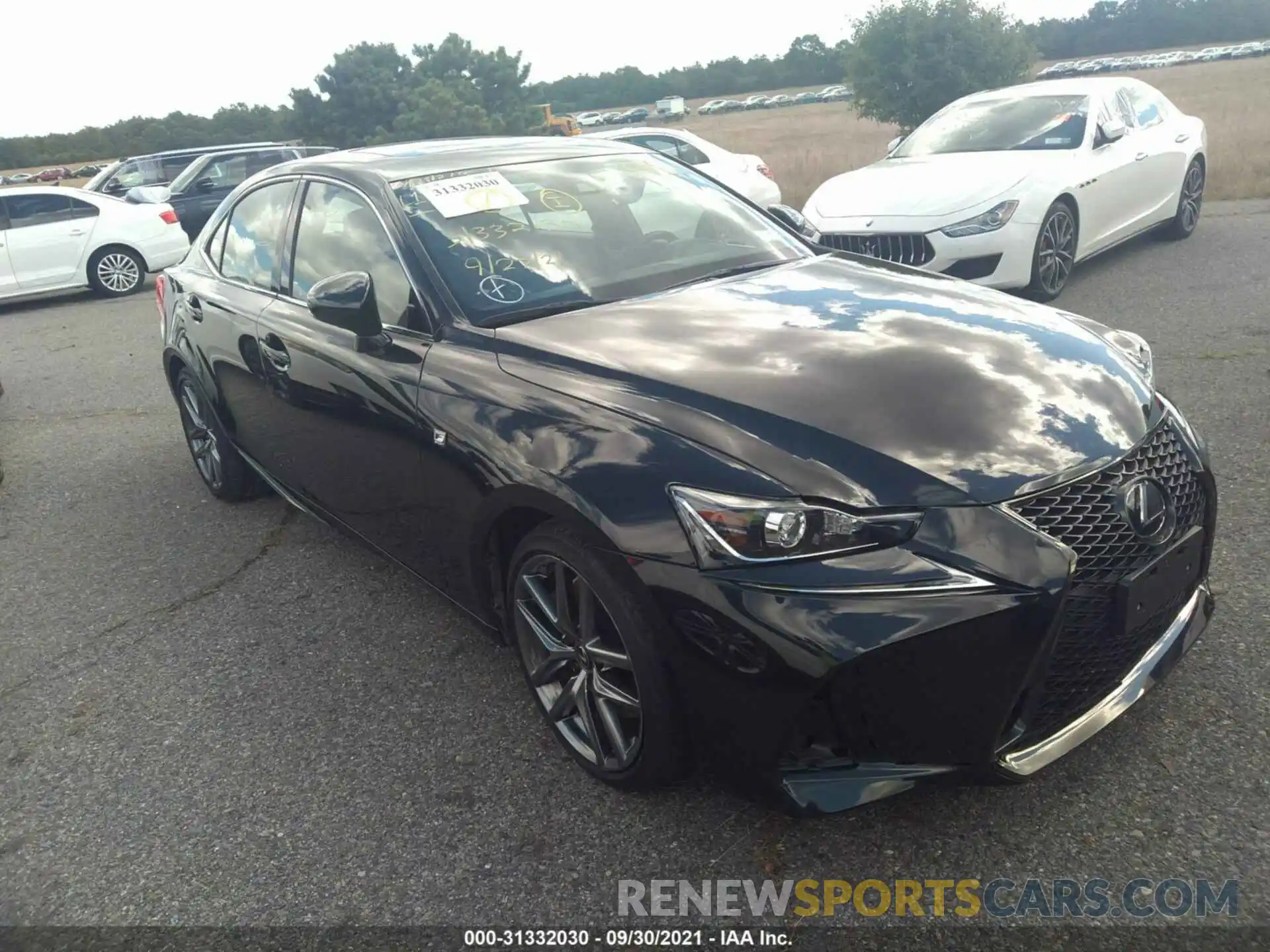 1 Photograph of a damaged car JTHC81D21K5036789 LEXUS IS 2019