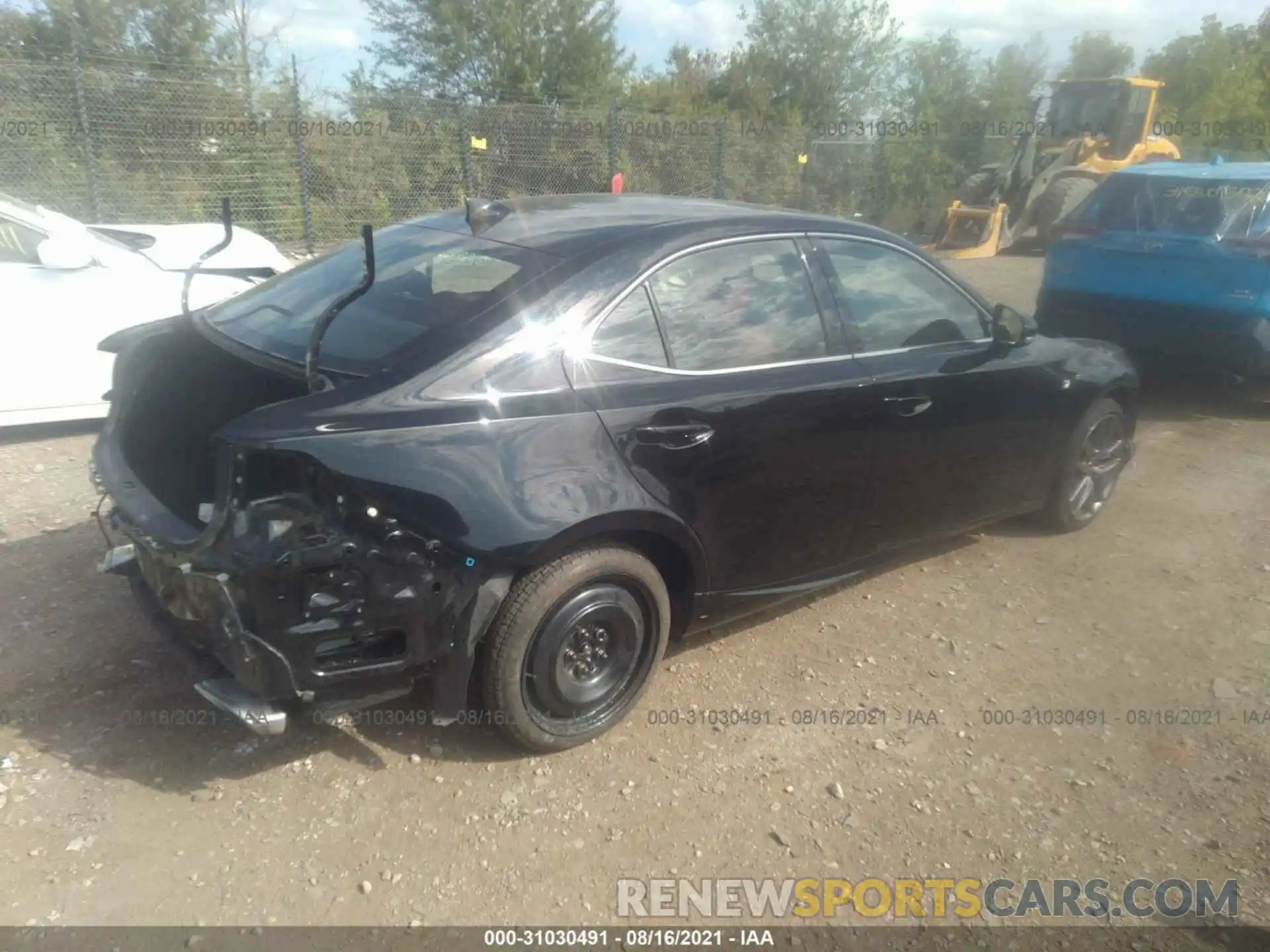 4 Photograph of a damaged car JTHC81D21K5039658 LEXUS IS 2019