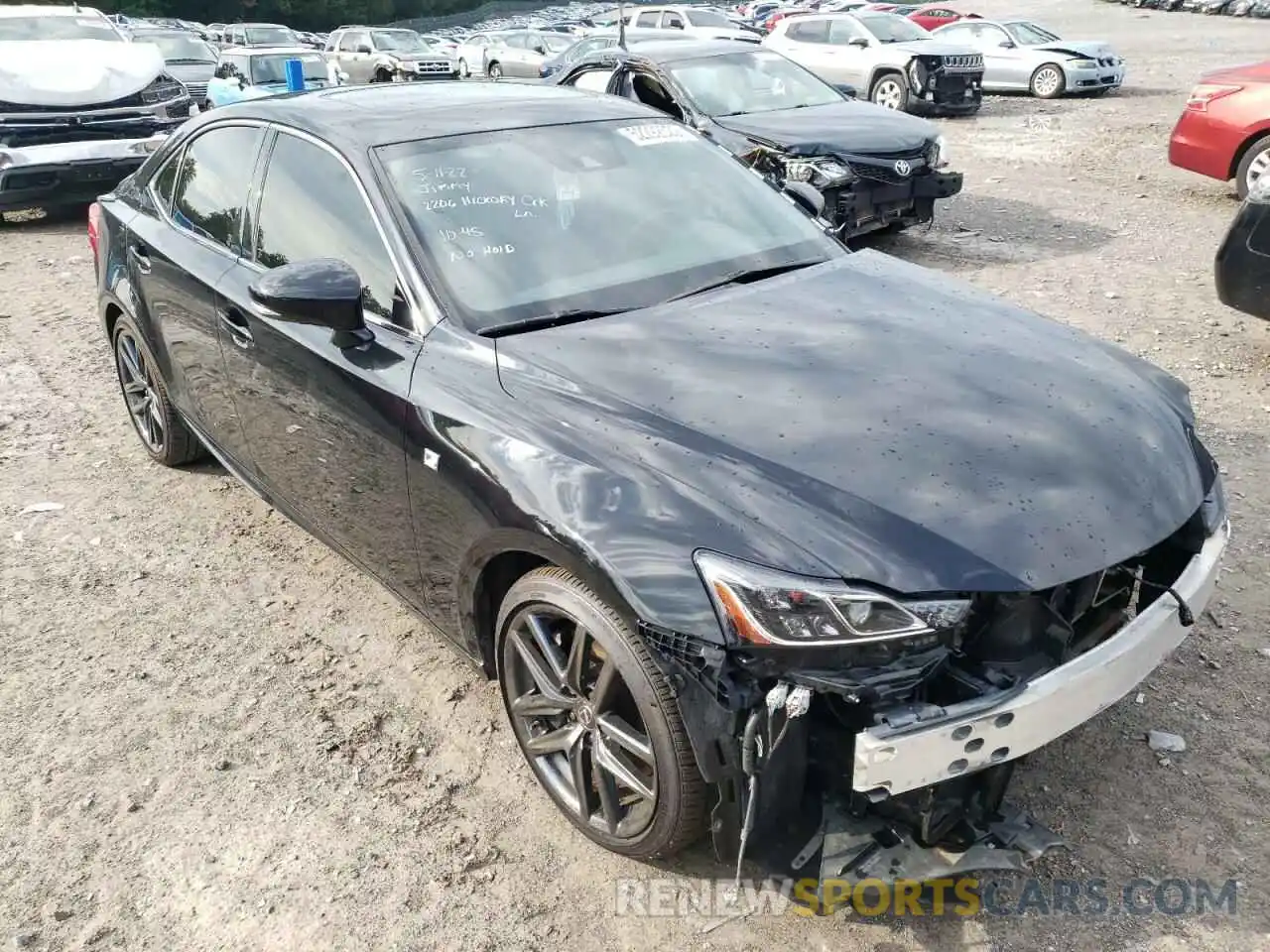 1 Photograph of a damaged car JTHC81D21K5039899 LEXUS IS 2019