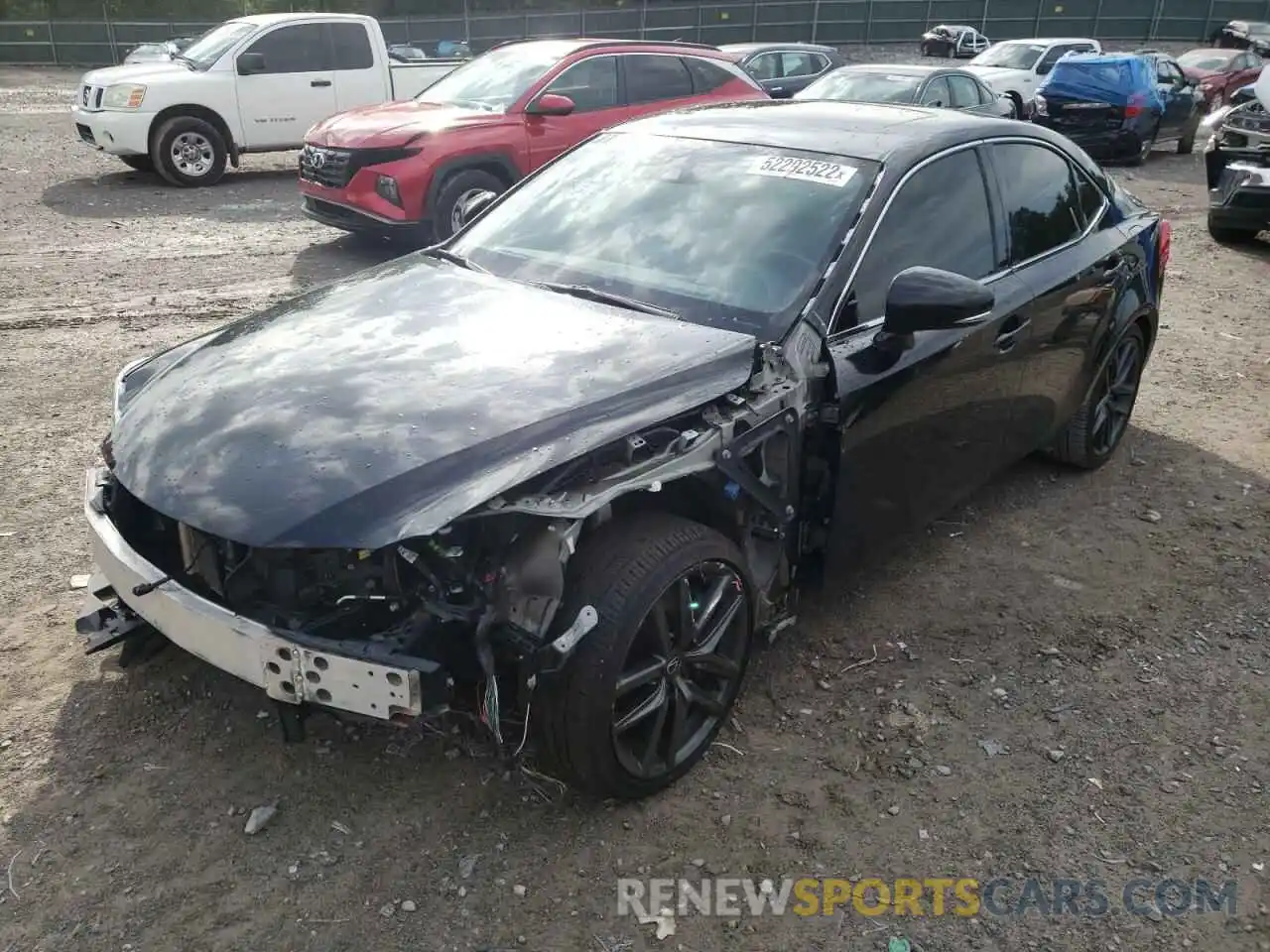 2 Photograph of a damaged car JTHC81D21K5039899 LEXUS IS 2019