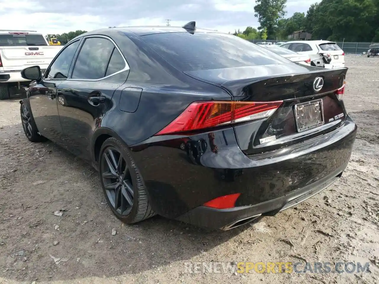 3 Photograph of a damaged car JTHC81D21K5039899 LEXUS IS 2019