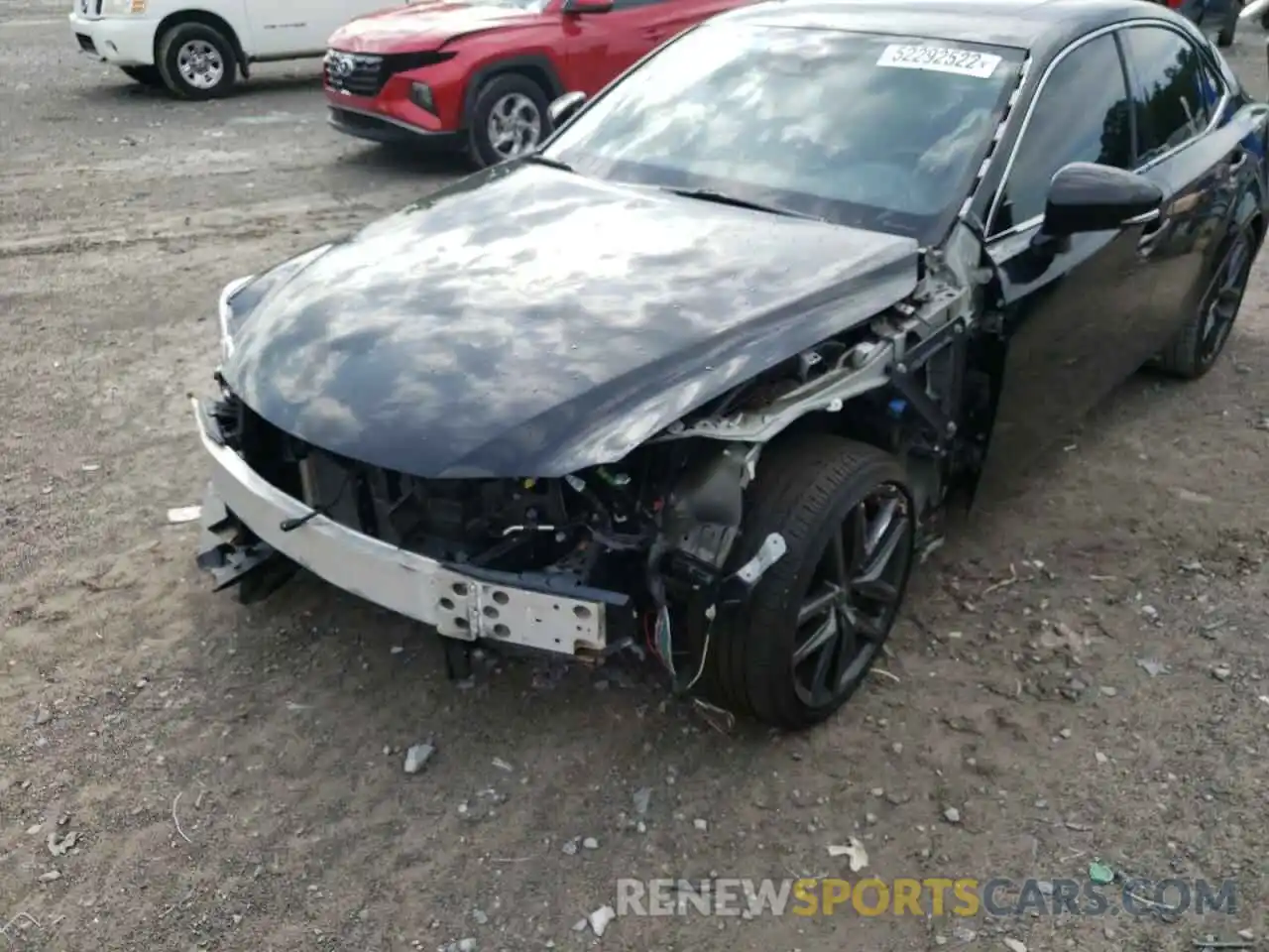 9 Photograph of a damaged car JTHC81D21K5039899 LEXUS IS 2019