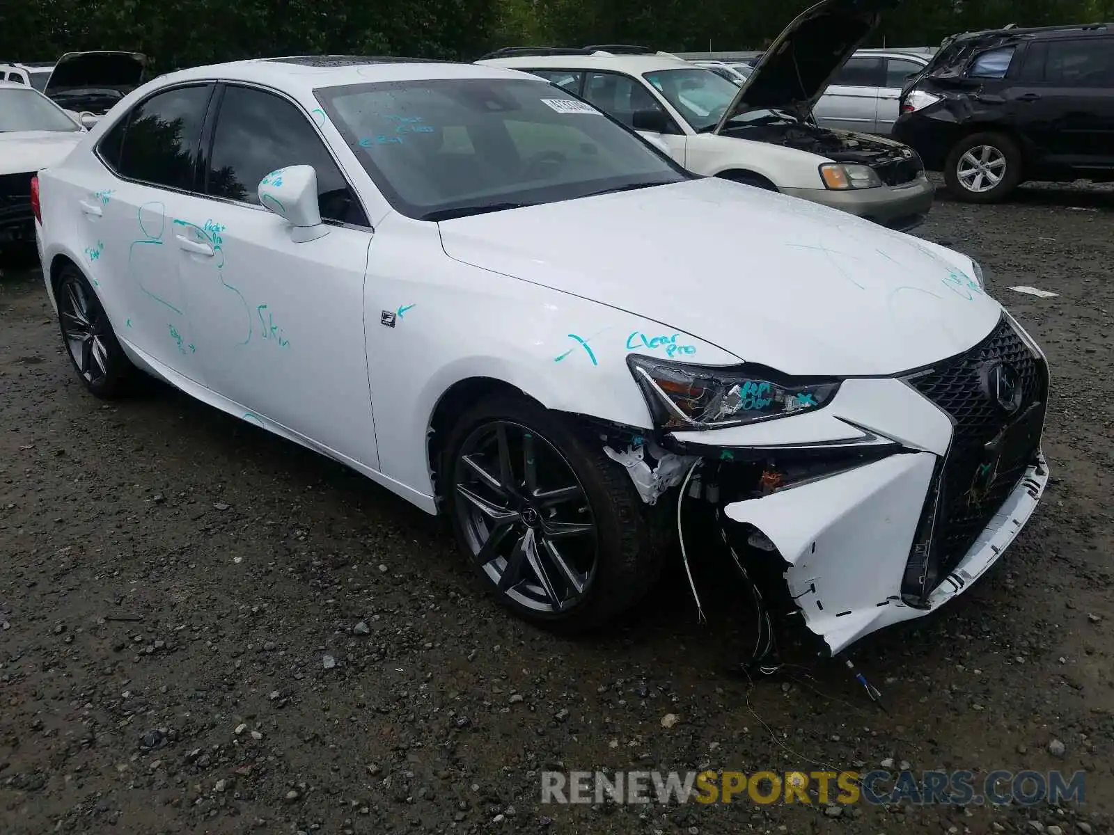 1 Фотография поврежденного автомобиля JTHC81D22K5034016 LEXUS IS 2019