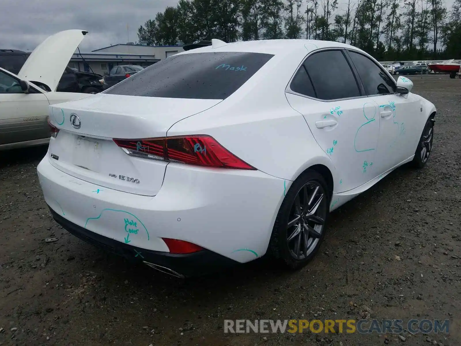 4 Фотография поврежденного автомобиля JTHC81D22K5034016 LEXUS IS 2019