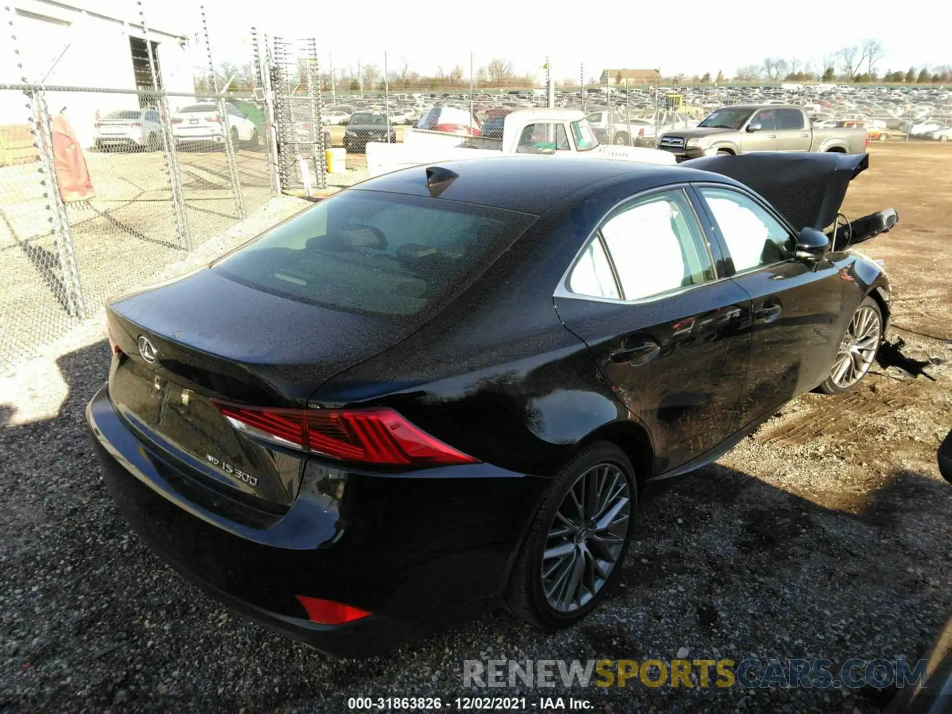 4 Фотография поврежденного автомобиля JTHC81D22K5034954 LEXUS IS 2019