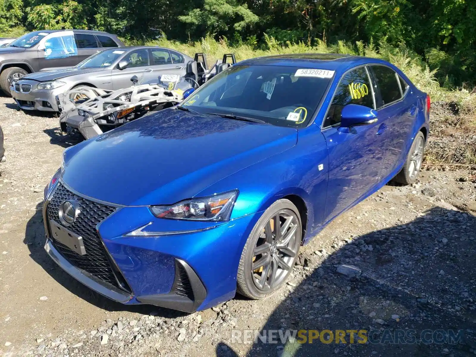 2 Photograph of a damaged car JTHC81D22K5034985 LEXUS IS 2019