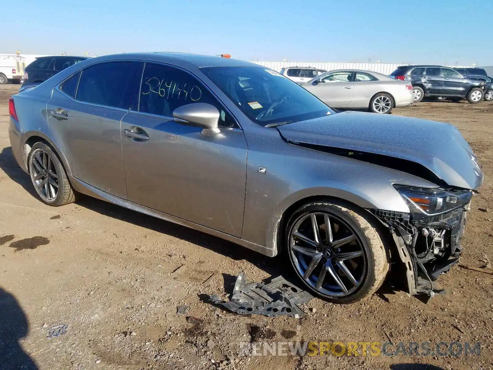 1 Photograph of a damaged car JTHC81D22K5035697 LEXUS IS 2019