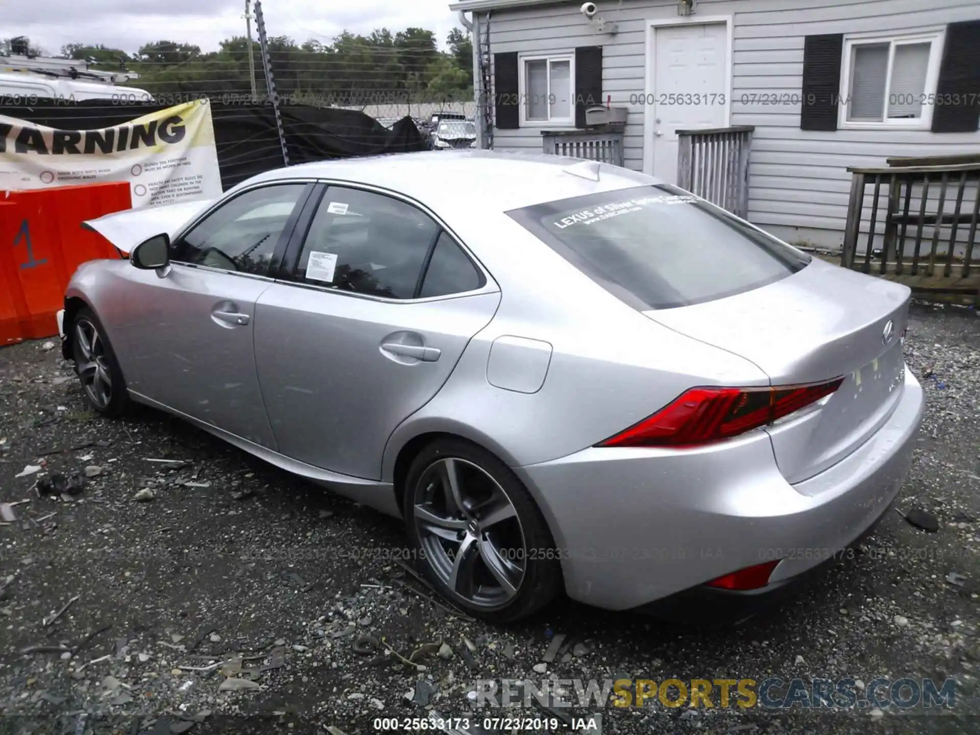 3 Photograph of a damaged car JTHC81D22K5037045 LEXUS IS 2019