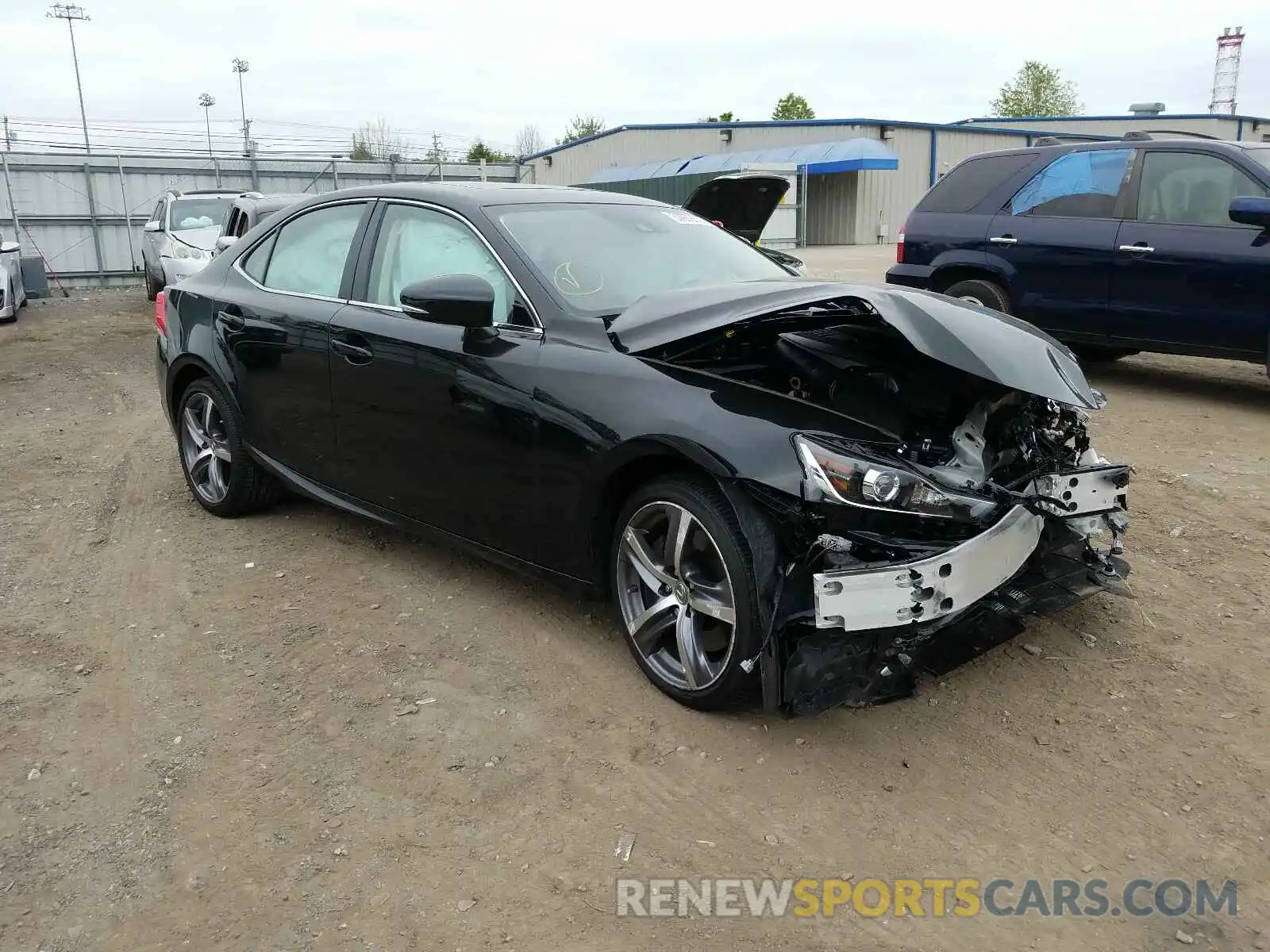 1 Photograph of a damaged car JTHC81D22K5037238 LEXUS IS 2019