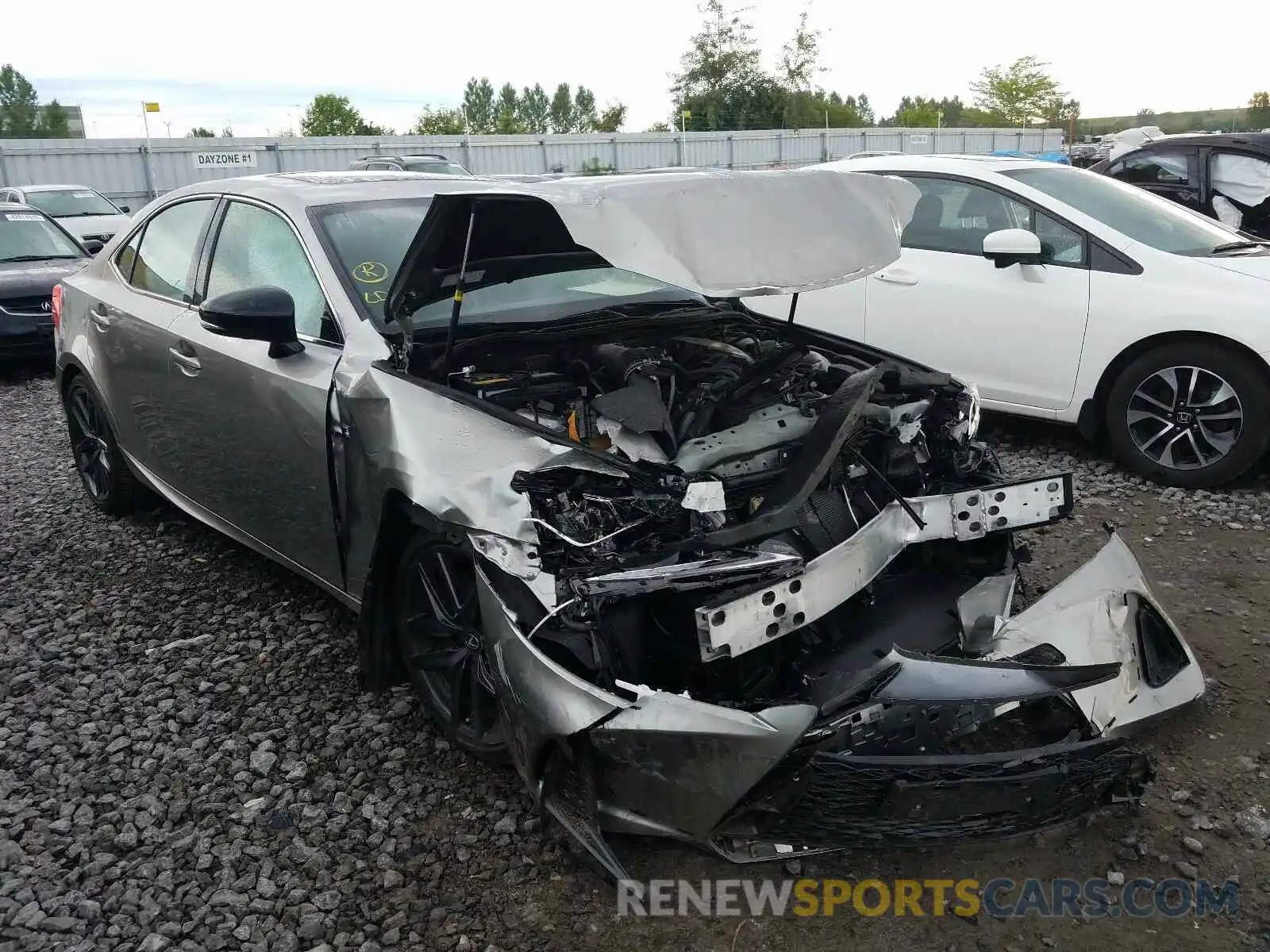 1 Photograph of a damaged car JTHC81D22K5037353 LEXUS IS 2019