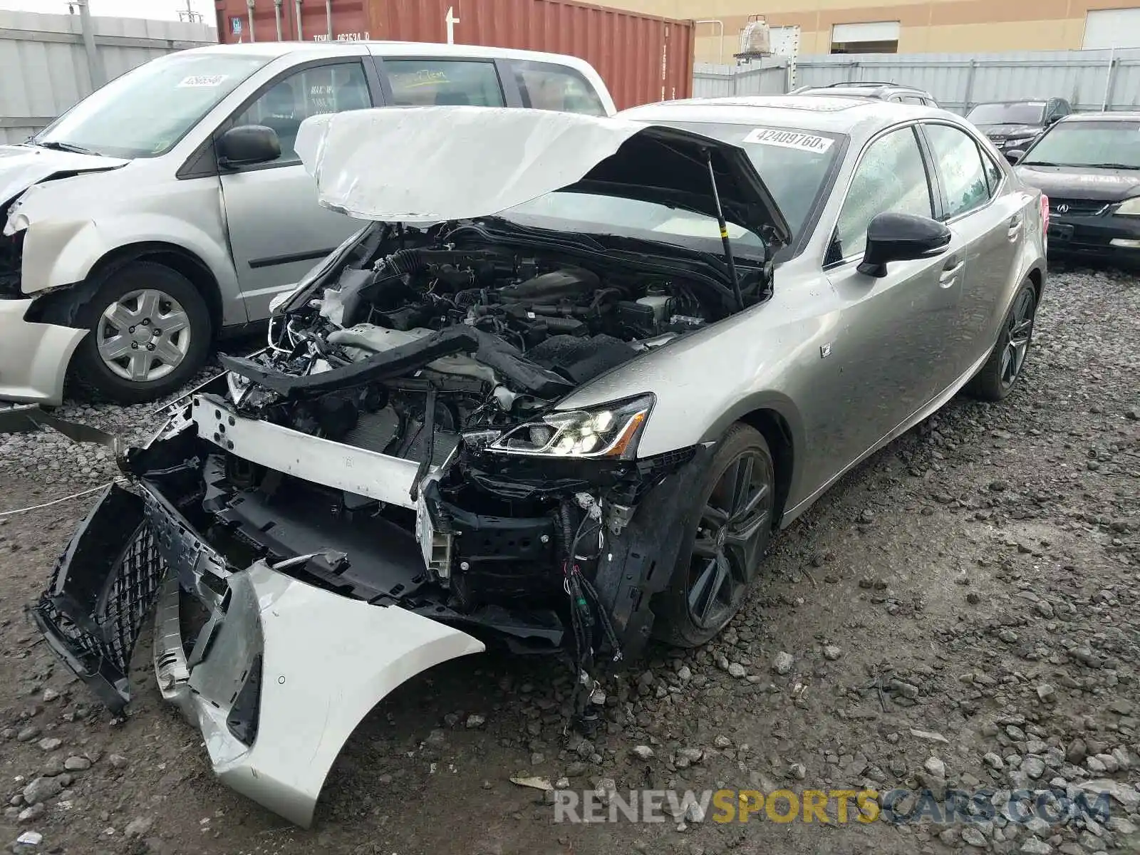 2 Photograph of a damaged car JTHC81D22K5037353 LEXUS IS 2019