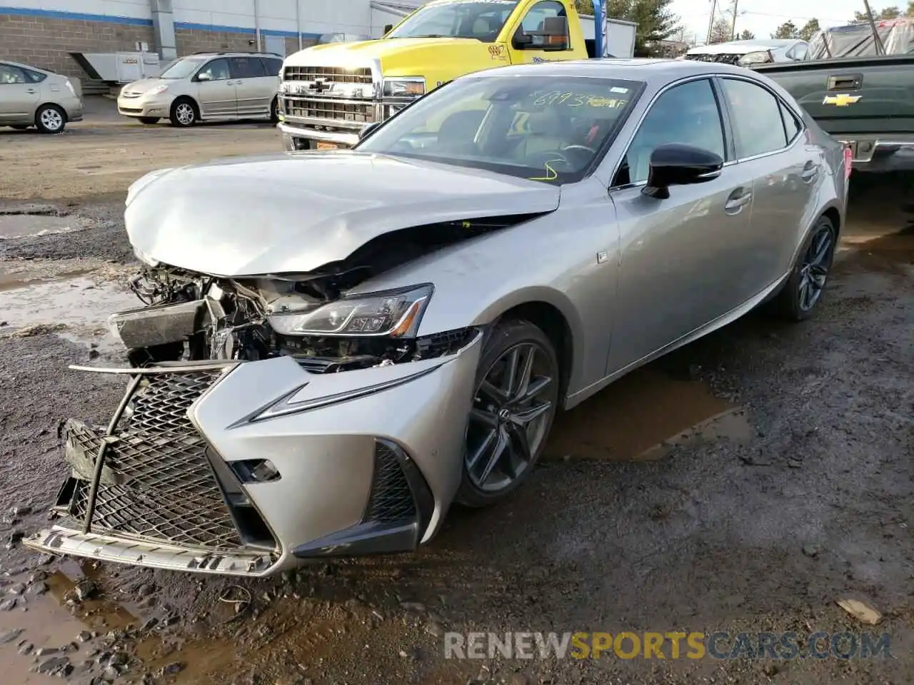 2 Photograph of a damaged car JTHC81D22K5037790 LEXUS IS 2019