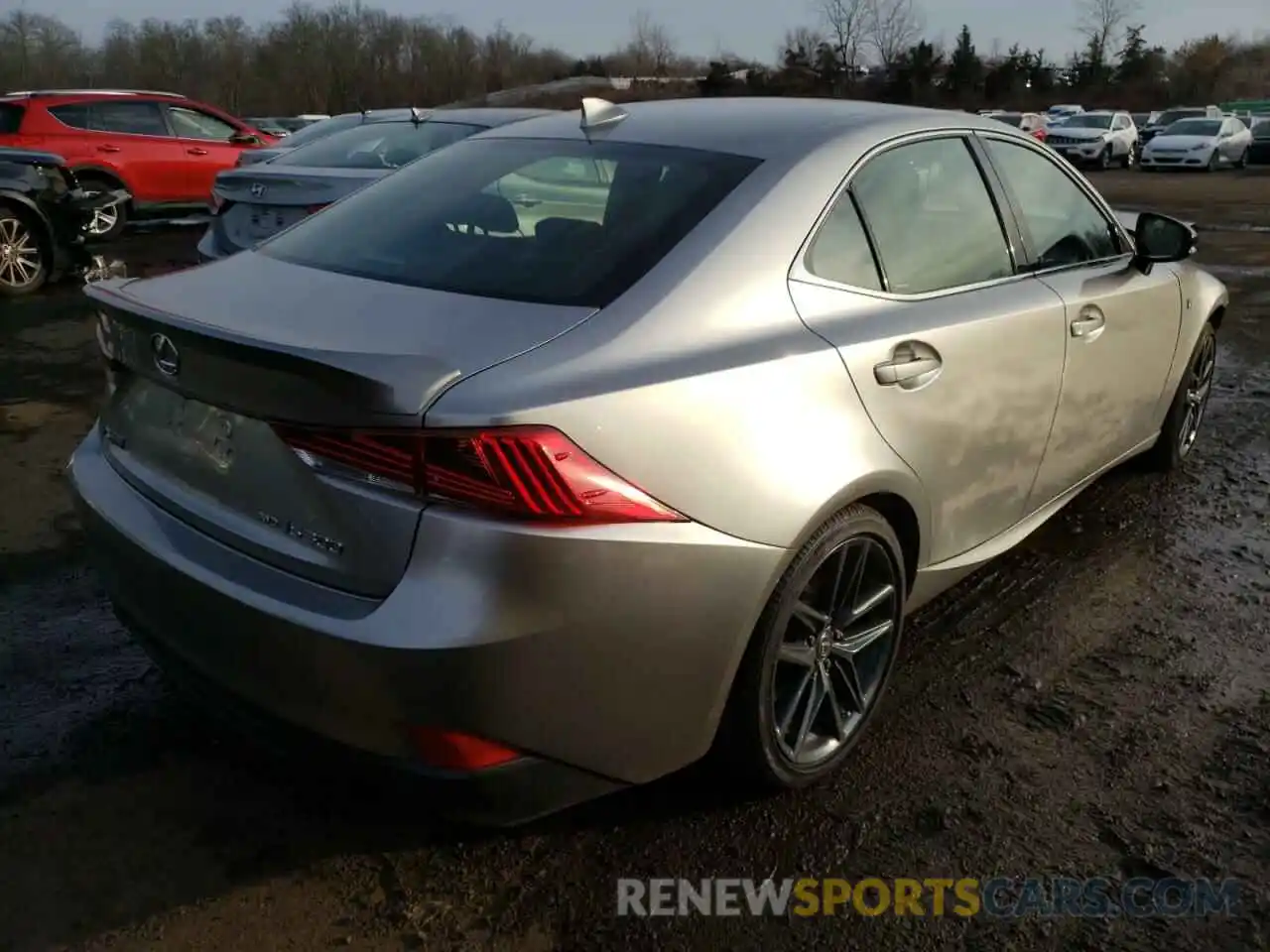 4 Photograph of a damaged car JTHC81D22K5037790 LEXUS IS 2019