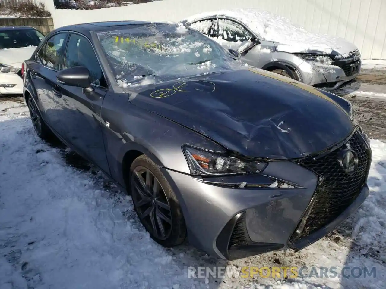 1 Photograph of a damaged car JTHC81D22K5039541 LEXUS IS 2019