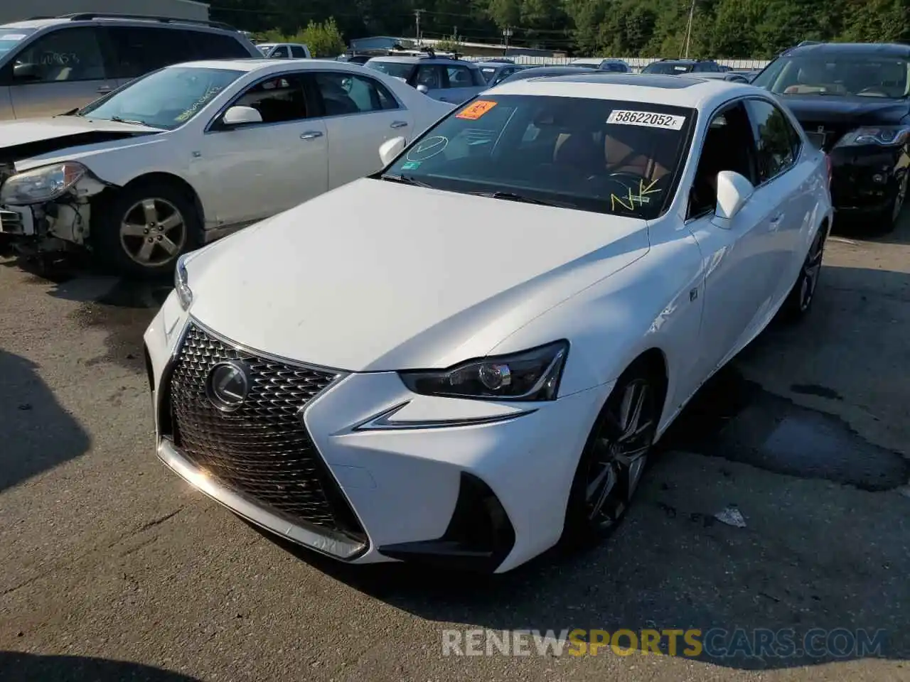 2 Photograph of a damaged car JTHC81D22K5040110 LEXUS IS 2019