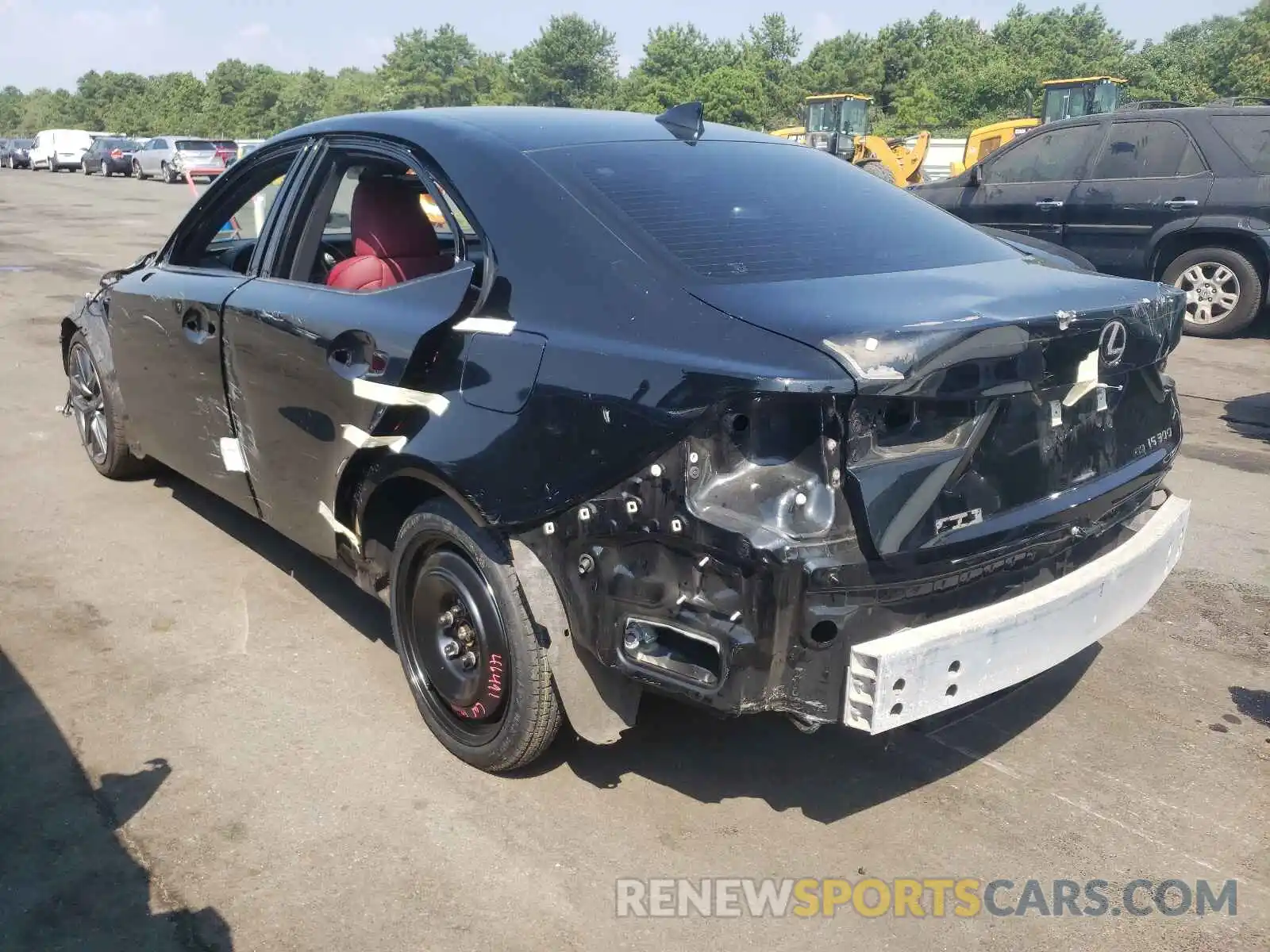 3 Photograph of a damaged car JTHC81D23K5035014 LEXUS IS 2019