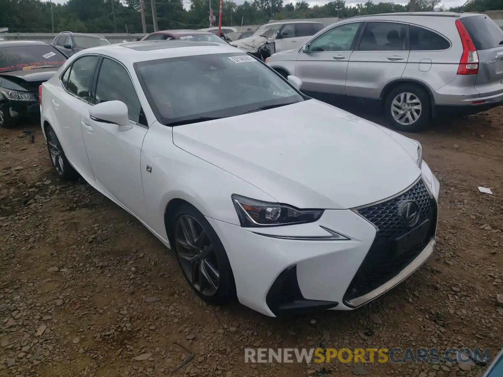 1 Photograph of a damaged car JTHC81D23K5035627 LEXUS IS 2019