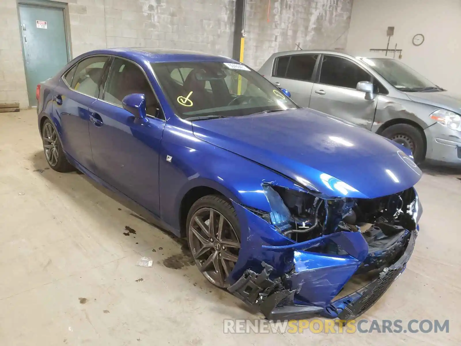 1 Photograph of a damaged car JTHC81D23K5036096 LEXUS IS 2019