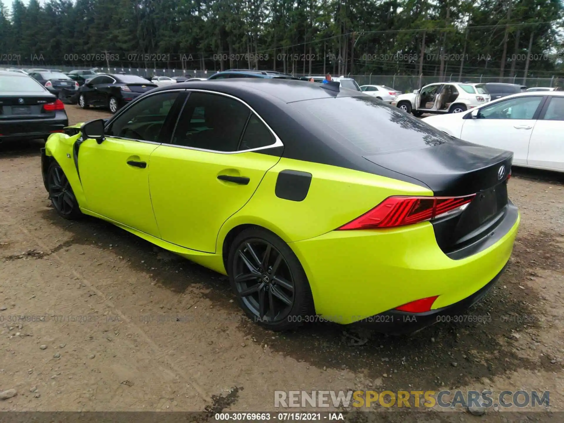 3 Photograph of a damaged car JTHC81D23K5037944 LEXUS IS 2019