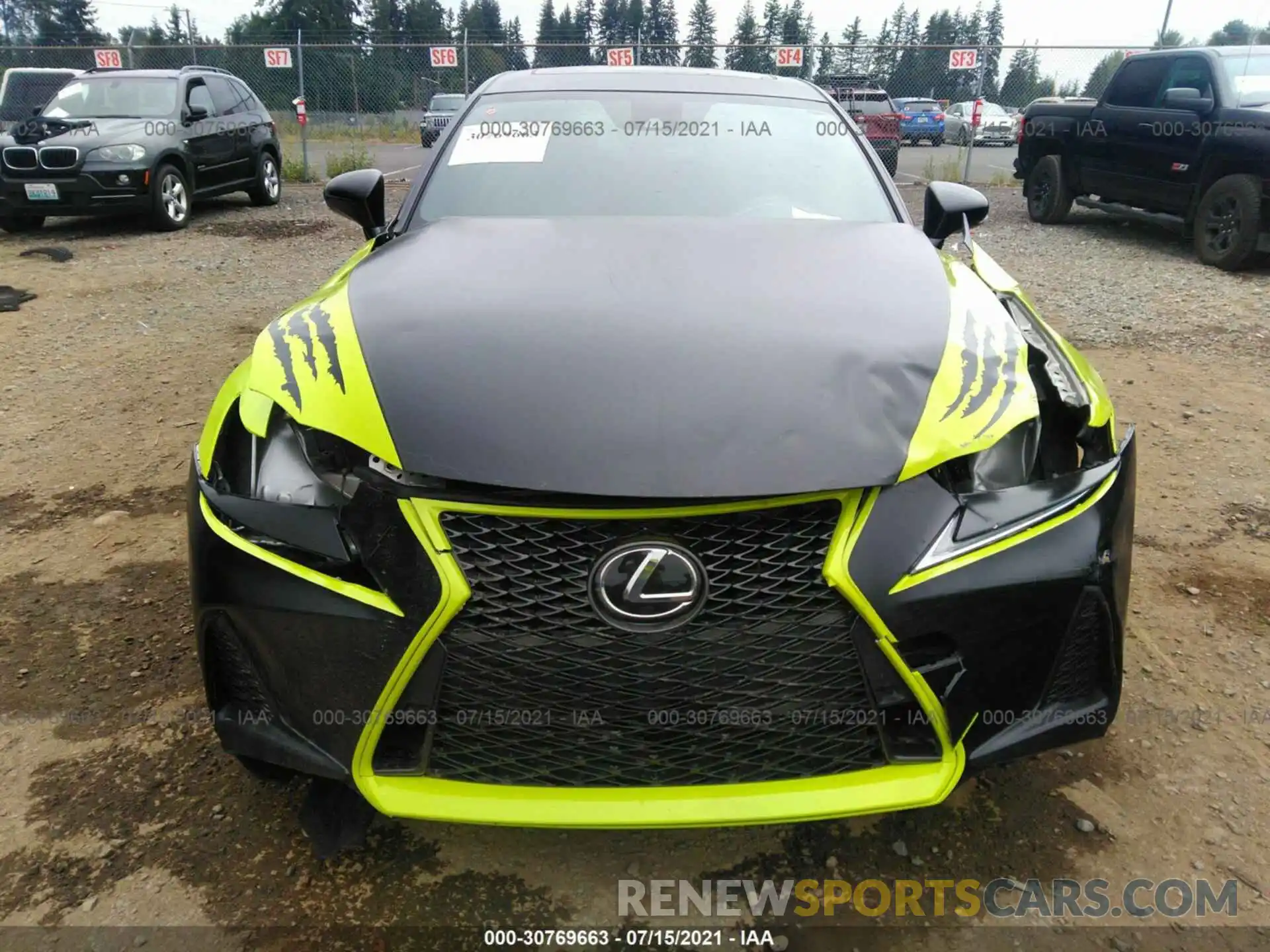 6 Photograph of a damaged car JTHC81D23K5037944 LEXUS IS 2019