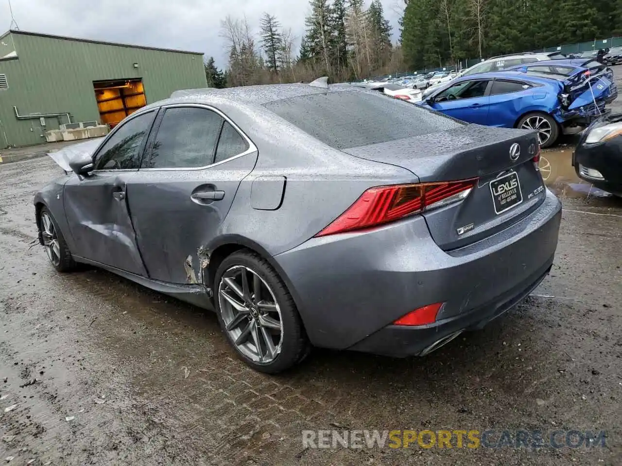 2 Photograph of a damaged car JTHC81D23K5039032 LEXUS IS 2019