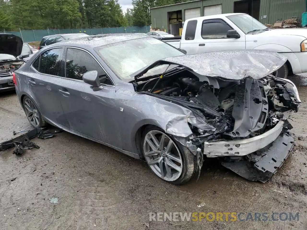 4 Photograph of a damaged car JTHC81D23K5039032 LEXUS IS 2019