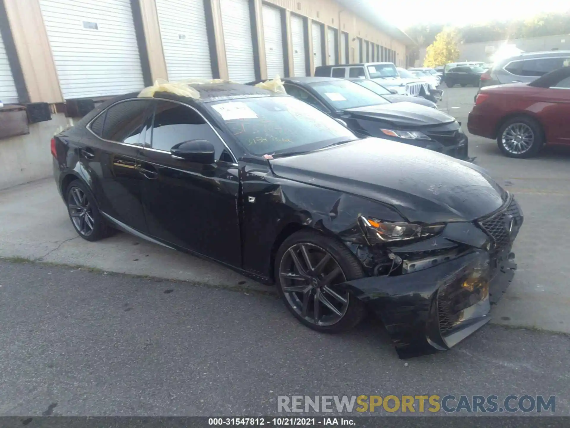 1 Photograph of a damaged car JTHC81D24K5034387 LEXUS IS 2019