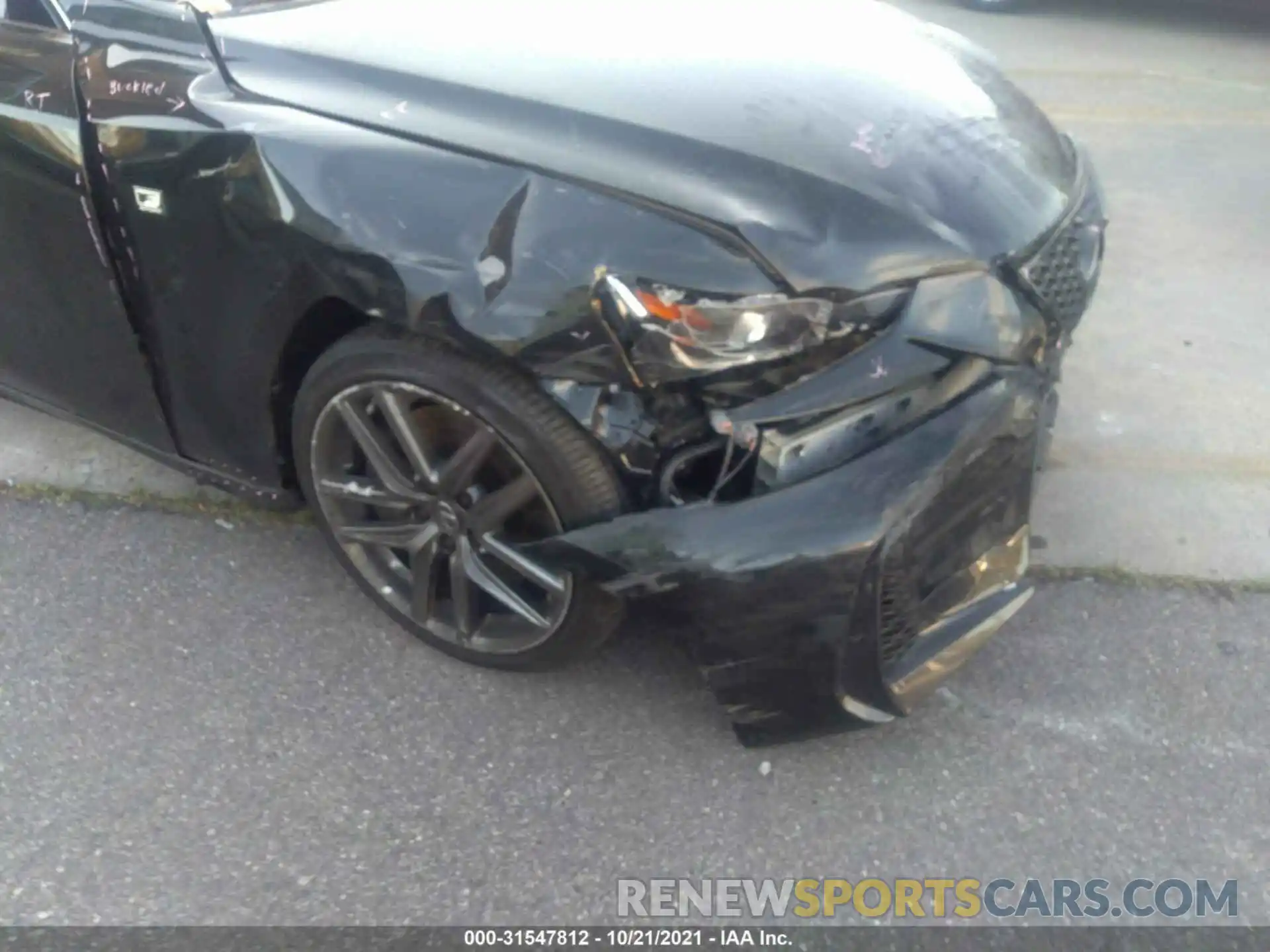 6 Photograph of a damaged car JTHC81D24K5034387 LEXUS IS 2019