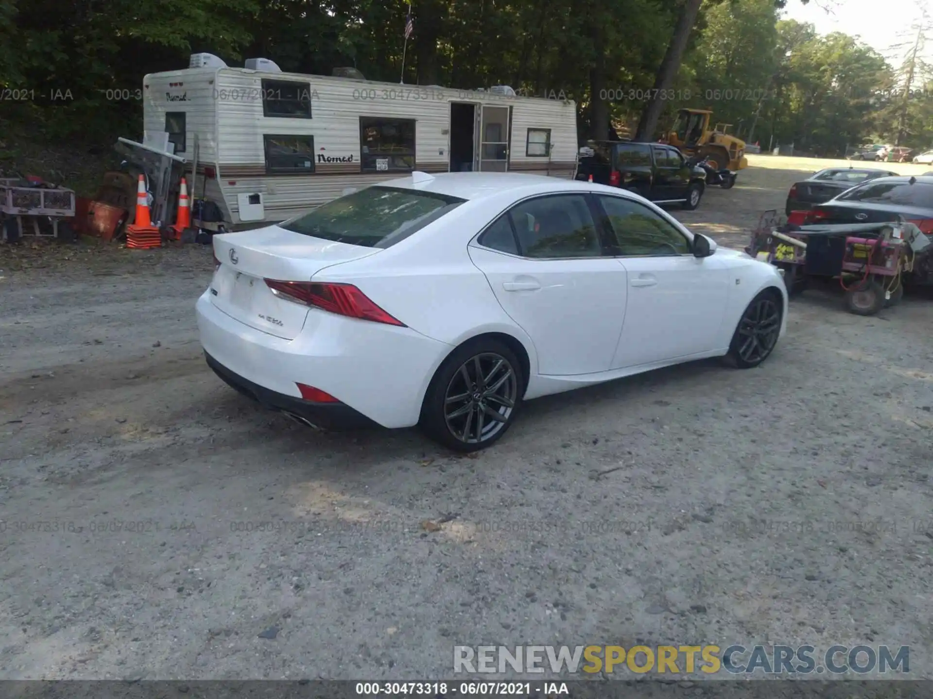 4 Photograph of a damaged car JTHC81D24K5034566 LEXUS IS 2019