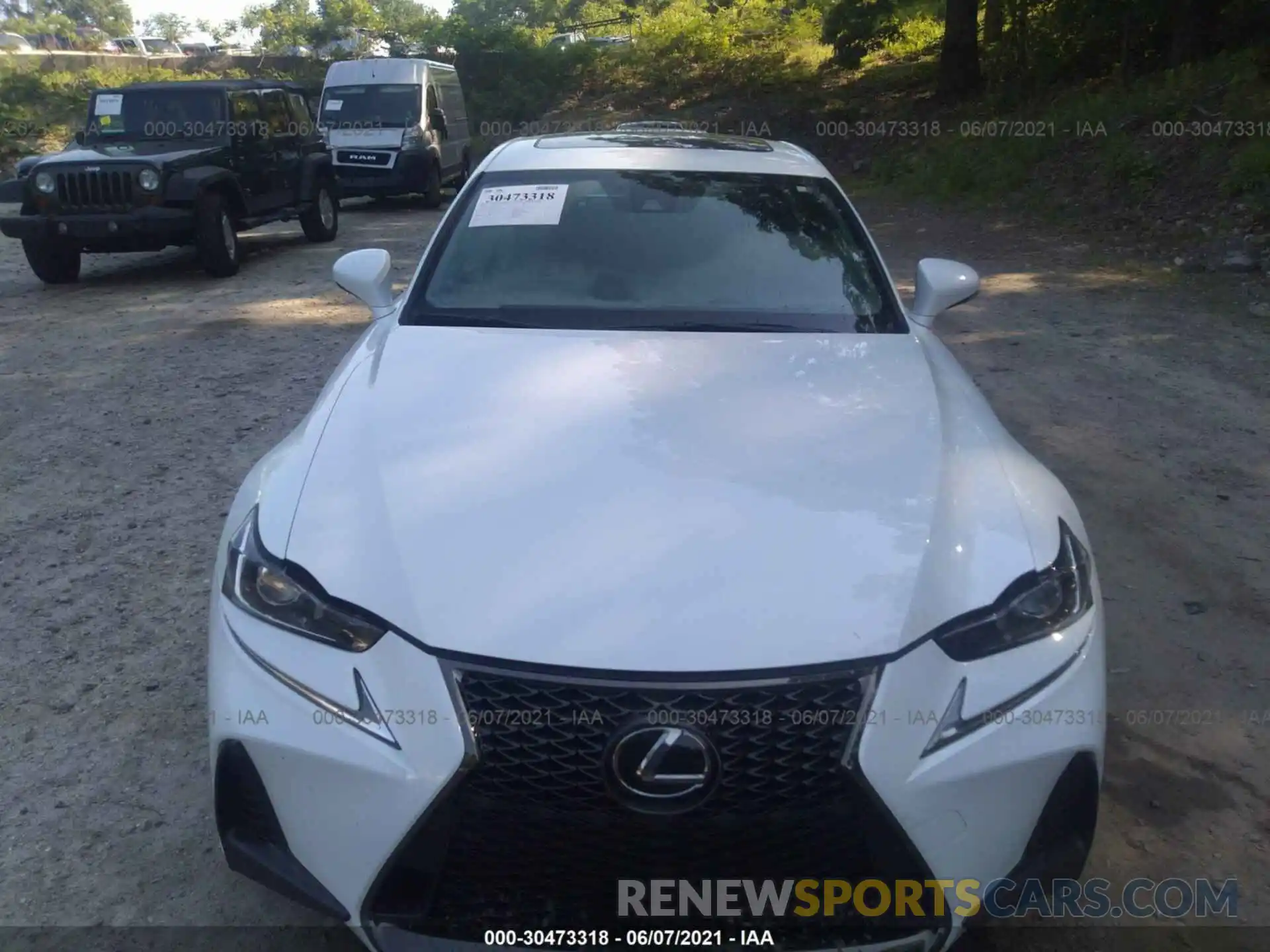 6 Photograph of a damaged car JTHC81D24K5034566 LEXUS IS 2019