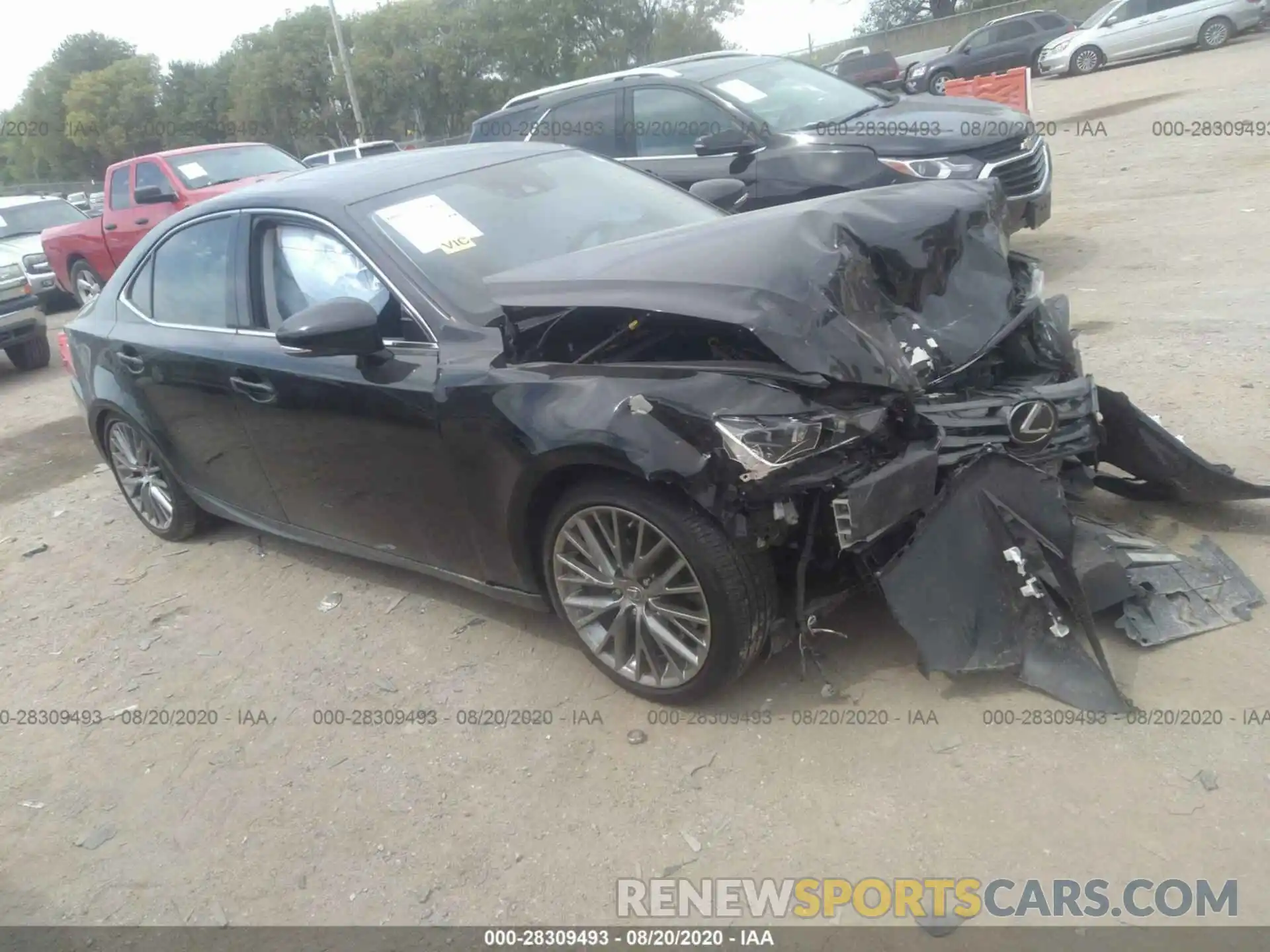 1 Photograph of a damaged car JTHC81D24K5034700 LEXUS IS 2019