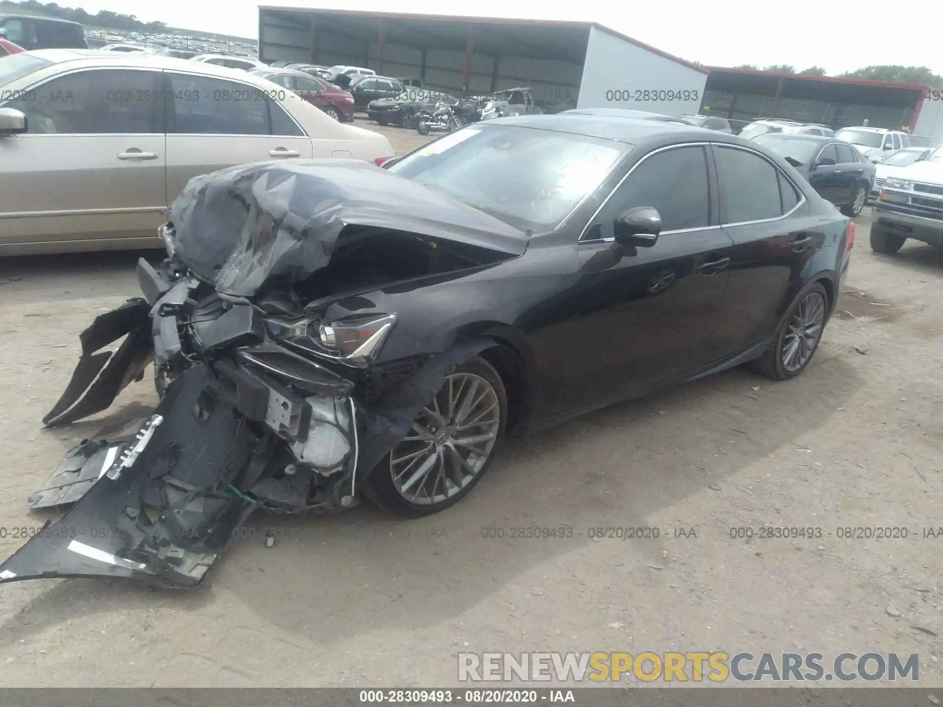 2 Photograph of a damaged car JTHC81D24K5034700 LEXUS IS 2019