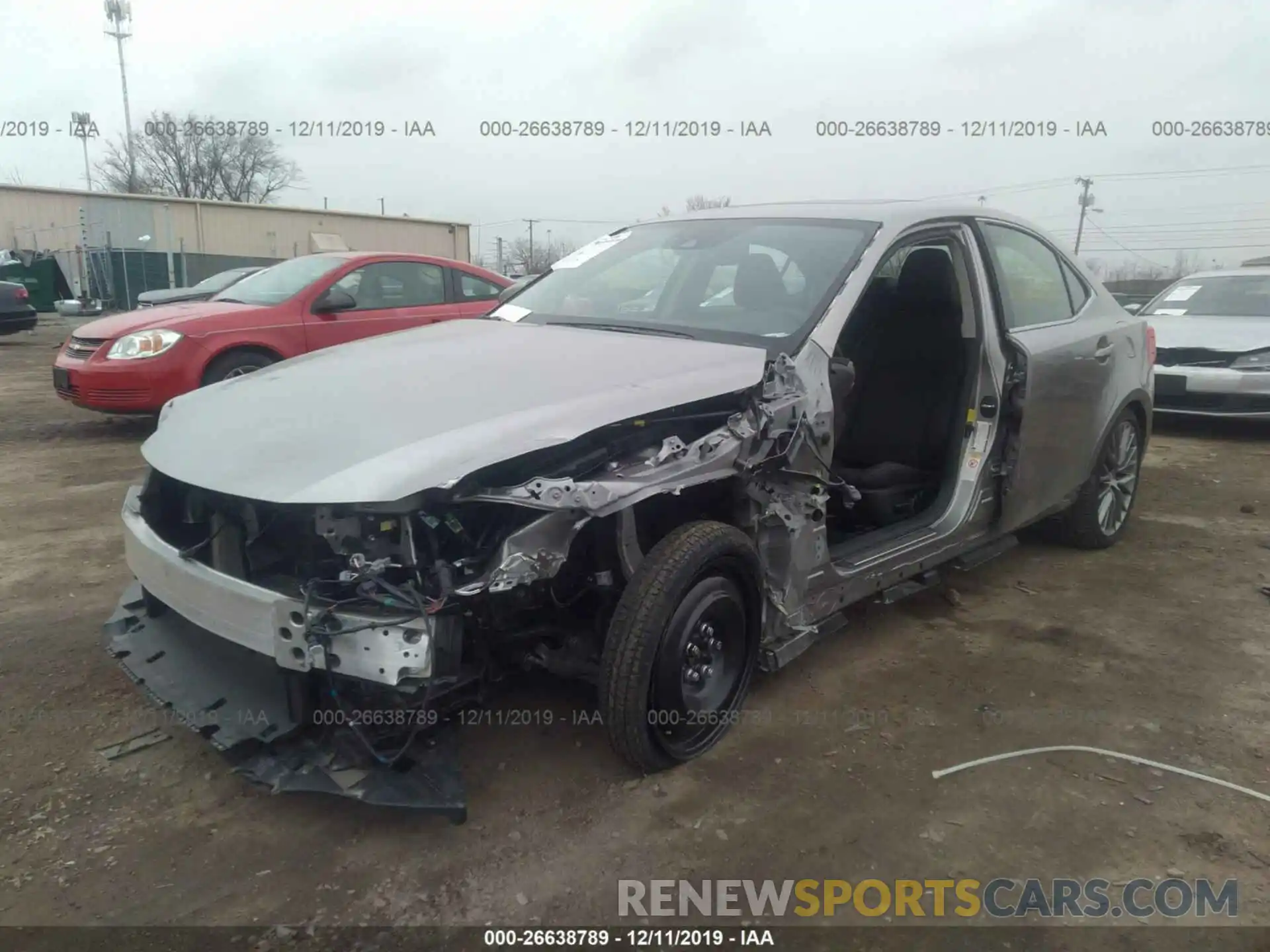 2 Photograph of a damaged car JTHC81D24K5035278 LEXUS IS 2019